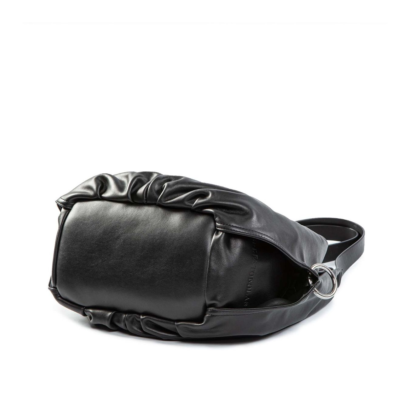 monospalla AMANDA in pelle nera base