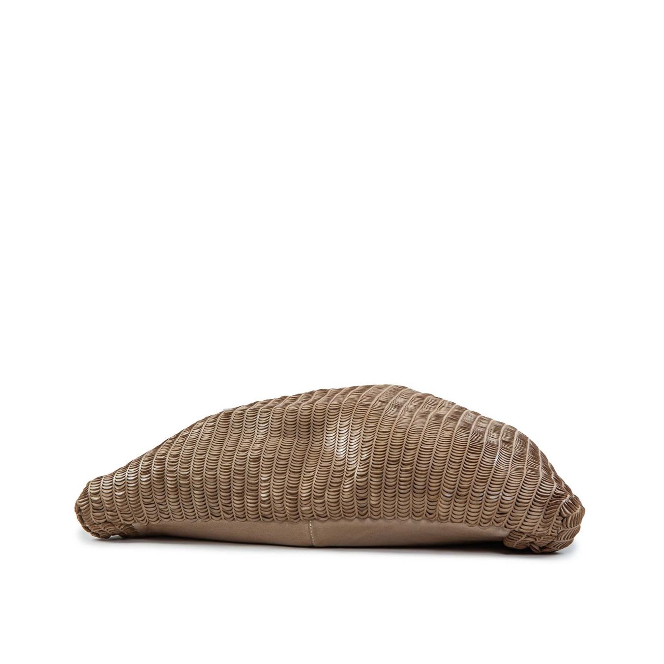 reptile's house monospalla in pelle intagliata canapa sotto