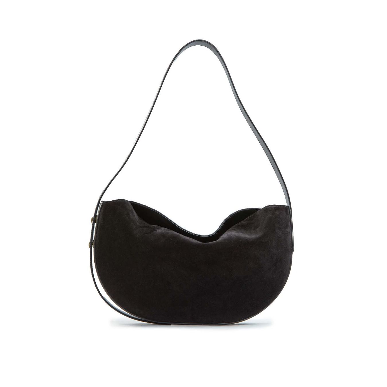 monospalla OPHELIA in camoscio nero 