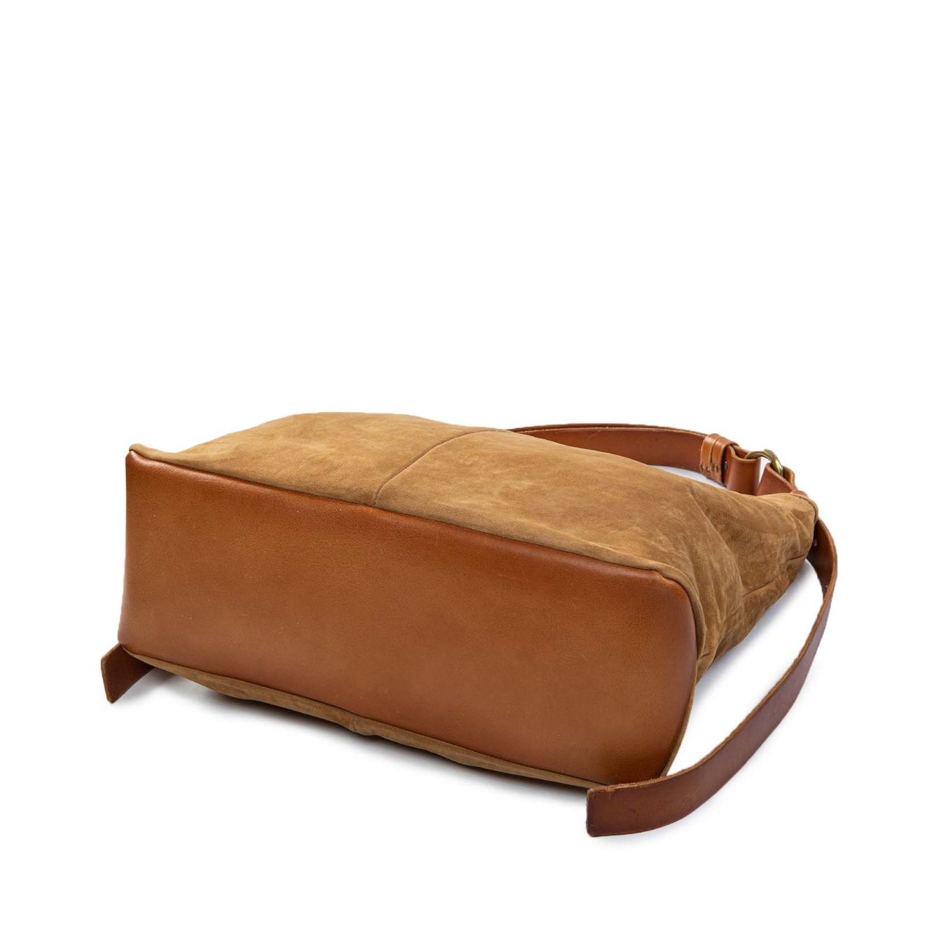 monospalla tiger in pelle cuoio sotto