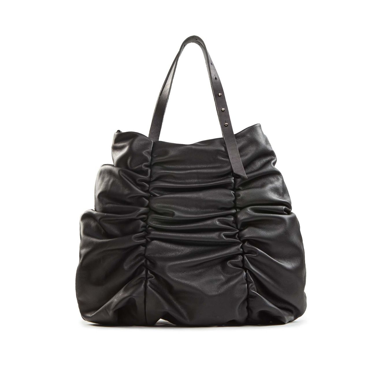 shopper ADA in pelle nera 