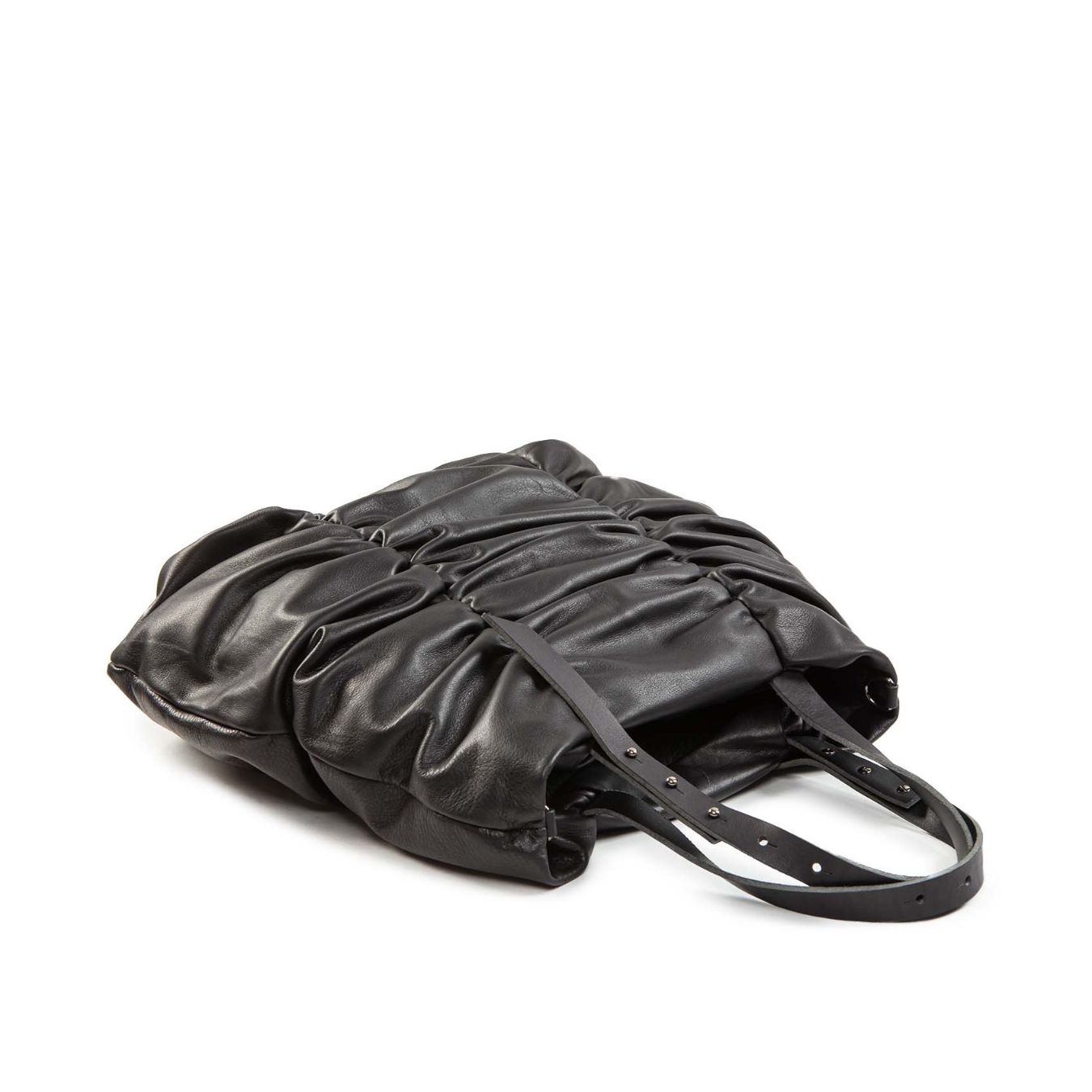 shopper ADA in pelle nera  sopra