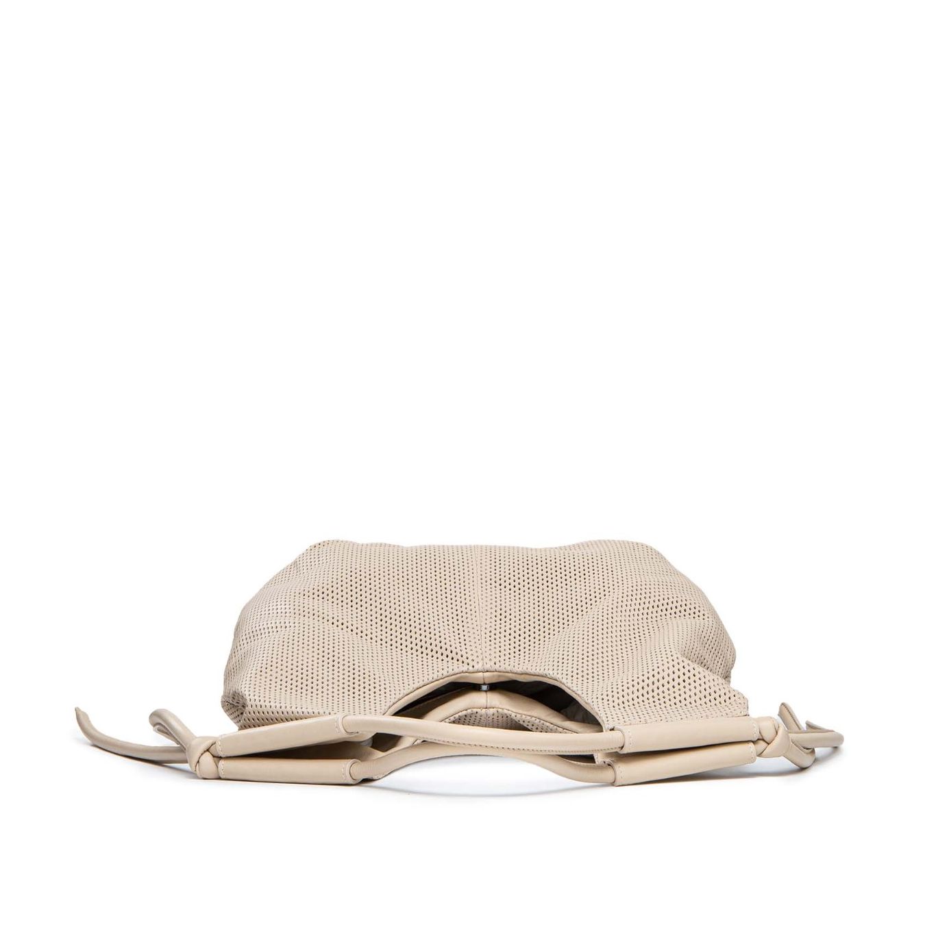 officina naif shopper KAREN in pelle forata corda sopra