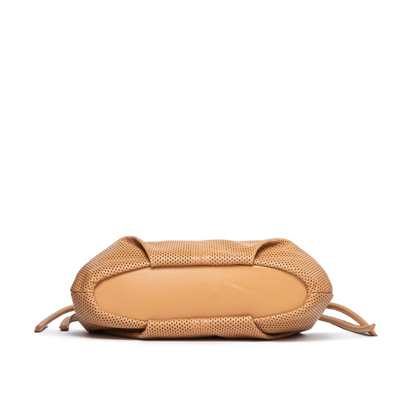 officina naif shopper KAREN in pelle forata mandorla sotto