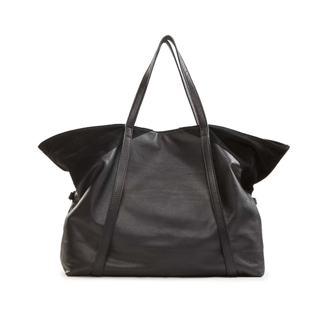 shopper CAMILLA SOFTY in camoscio nero