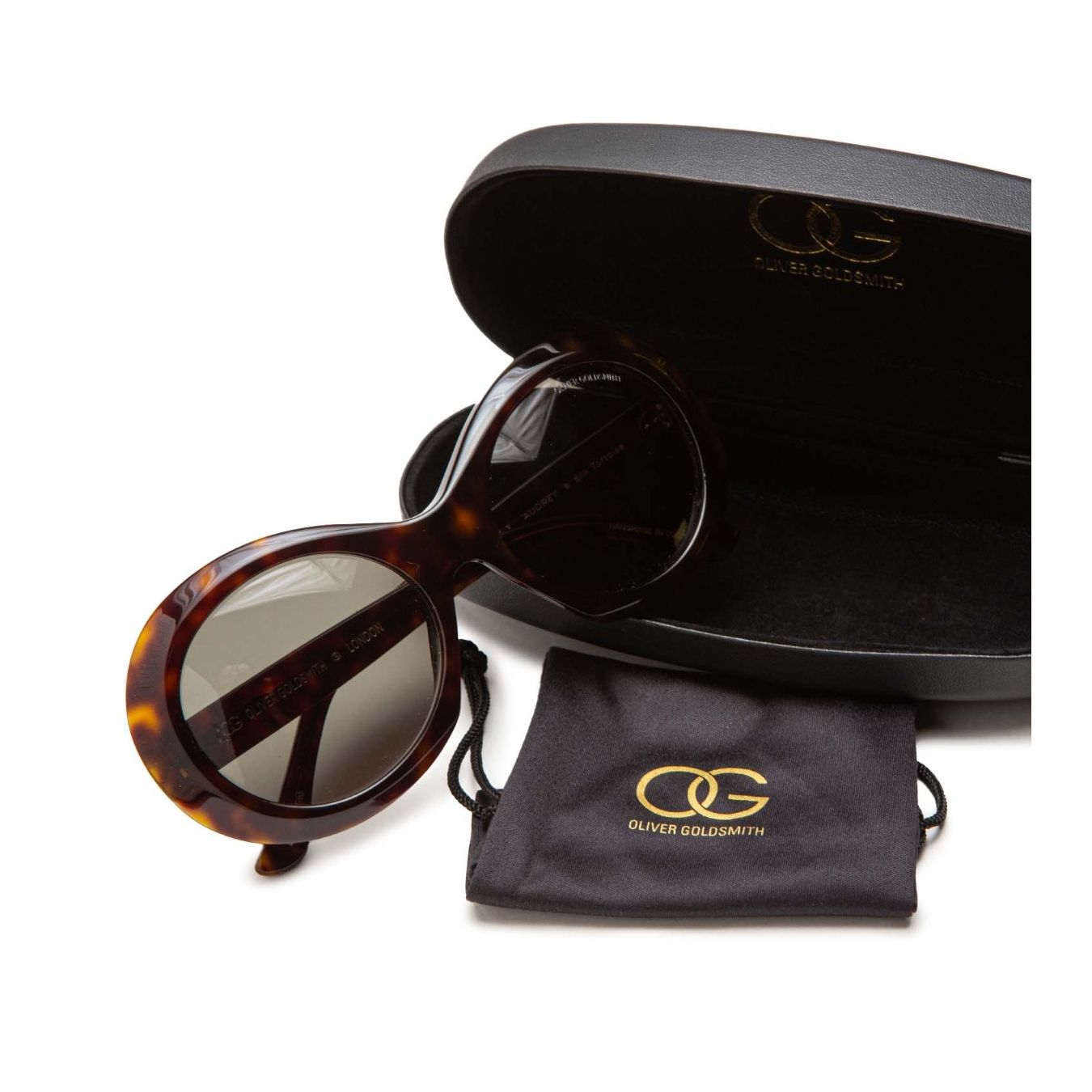 oliver goldsmith occhiale AUDREY tartarugato  custodia 