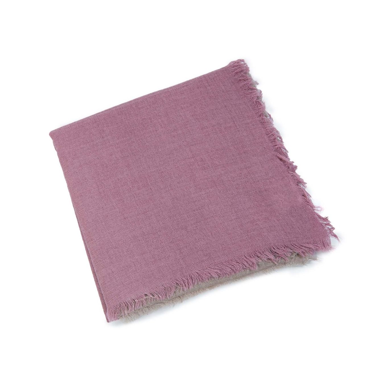 pashmina desert rosa e taupe in lana 100