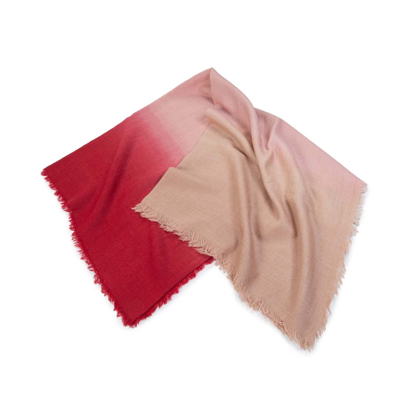 pashmina merlot rosso degrade