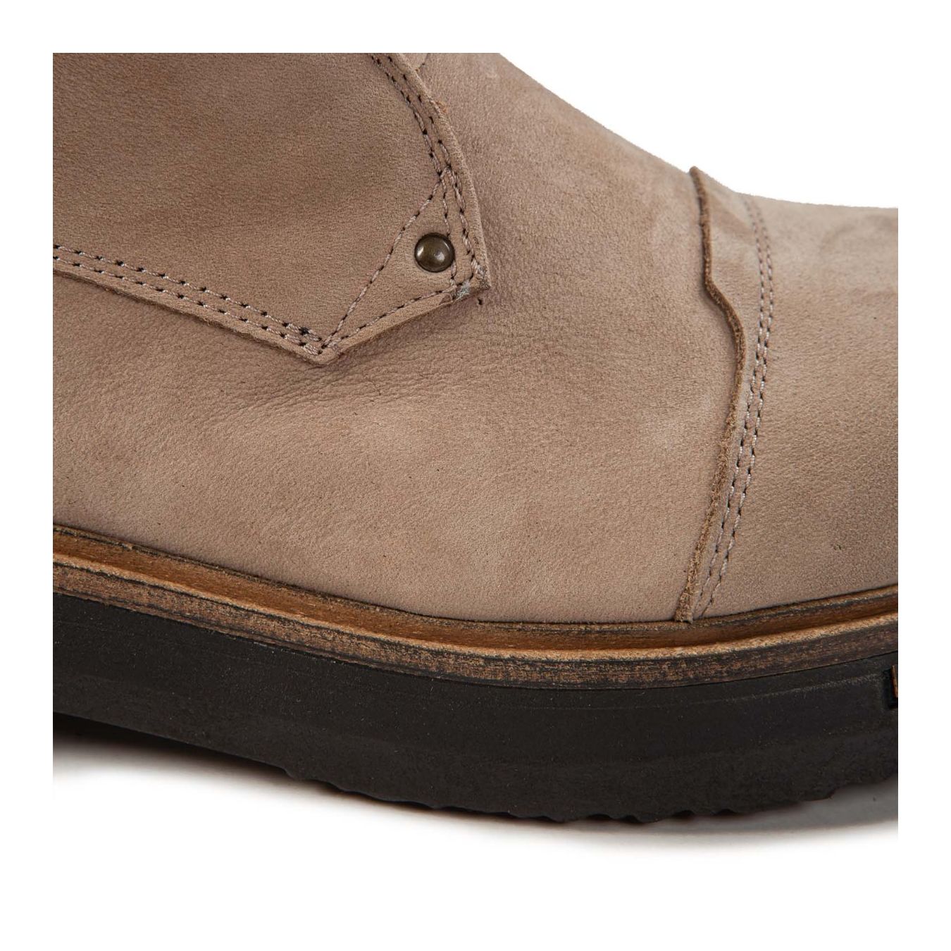 biker EMI NO LACE in nabuck naturale beige