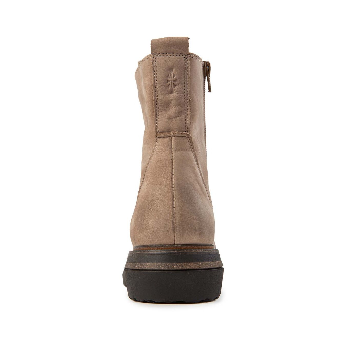 biker EMI NO LACE in nabuck naturale dietro