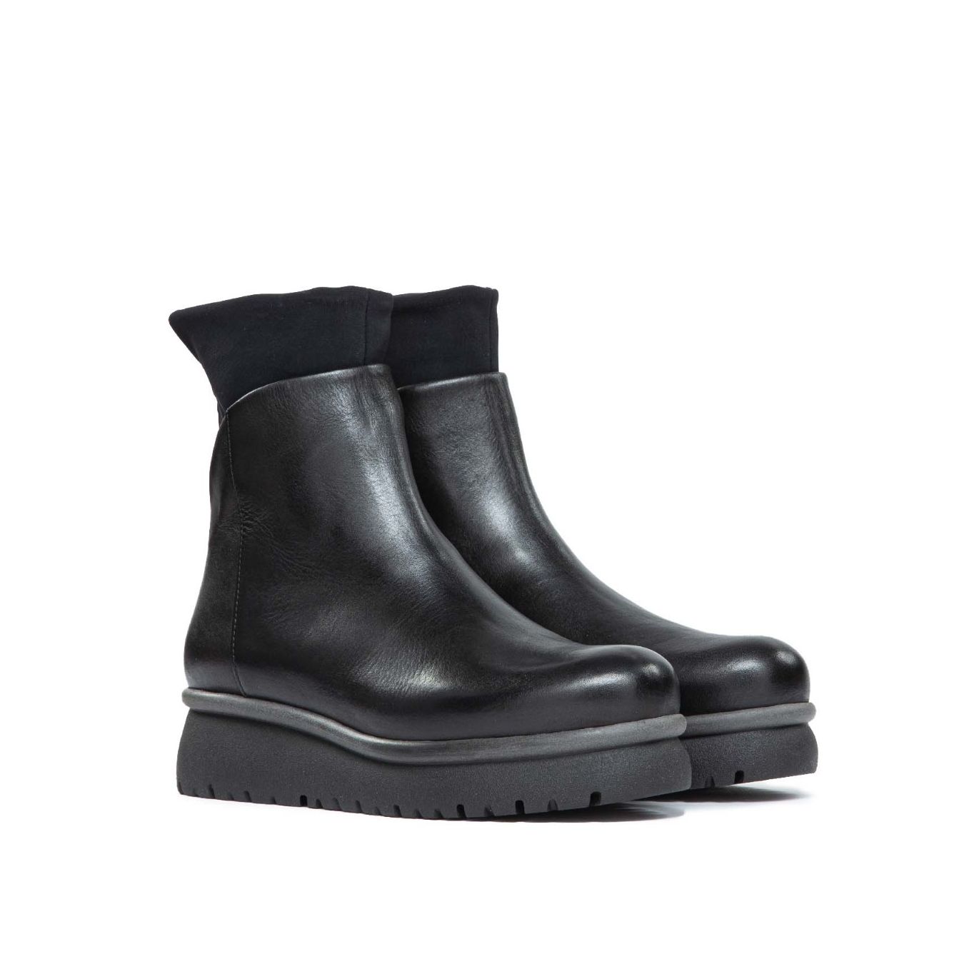 patrizia bonfanti stivaletto calf nero