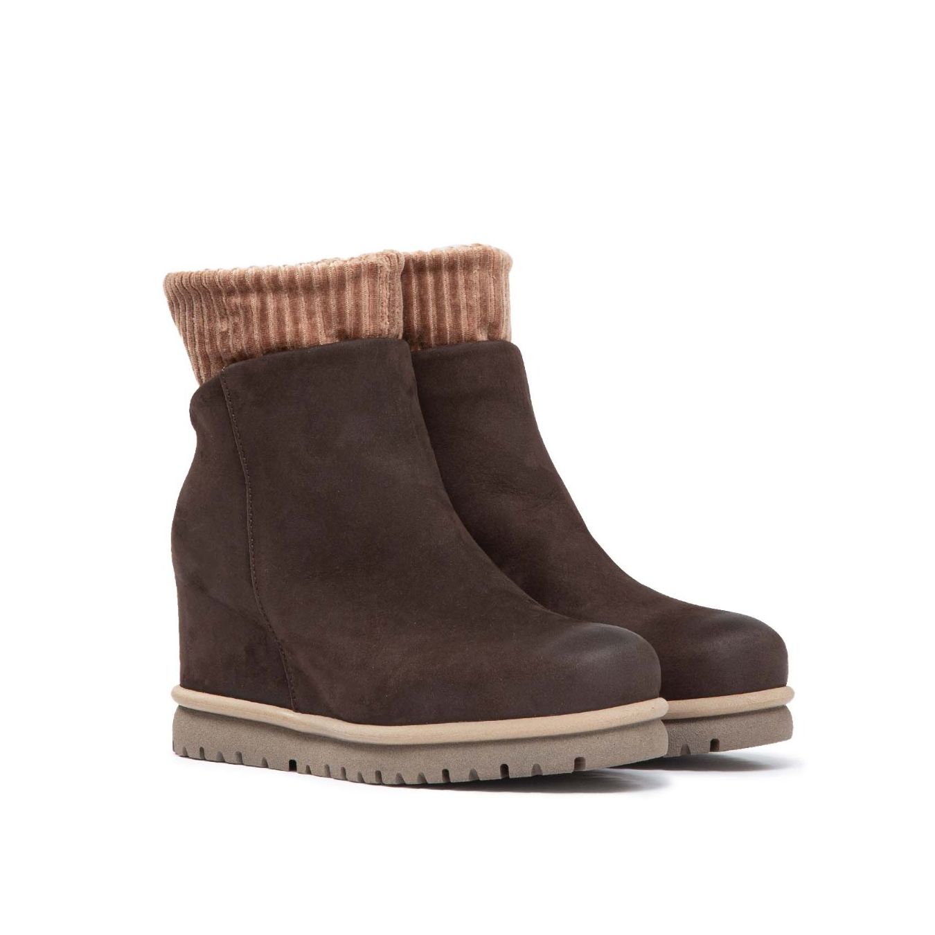 tronchetto nubuck testa di moro