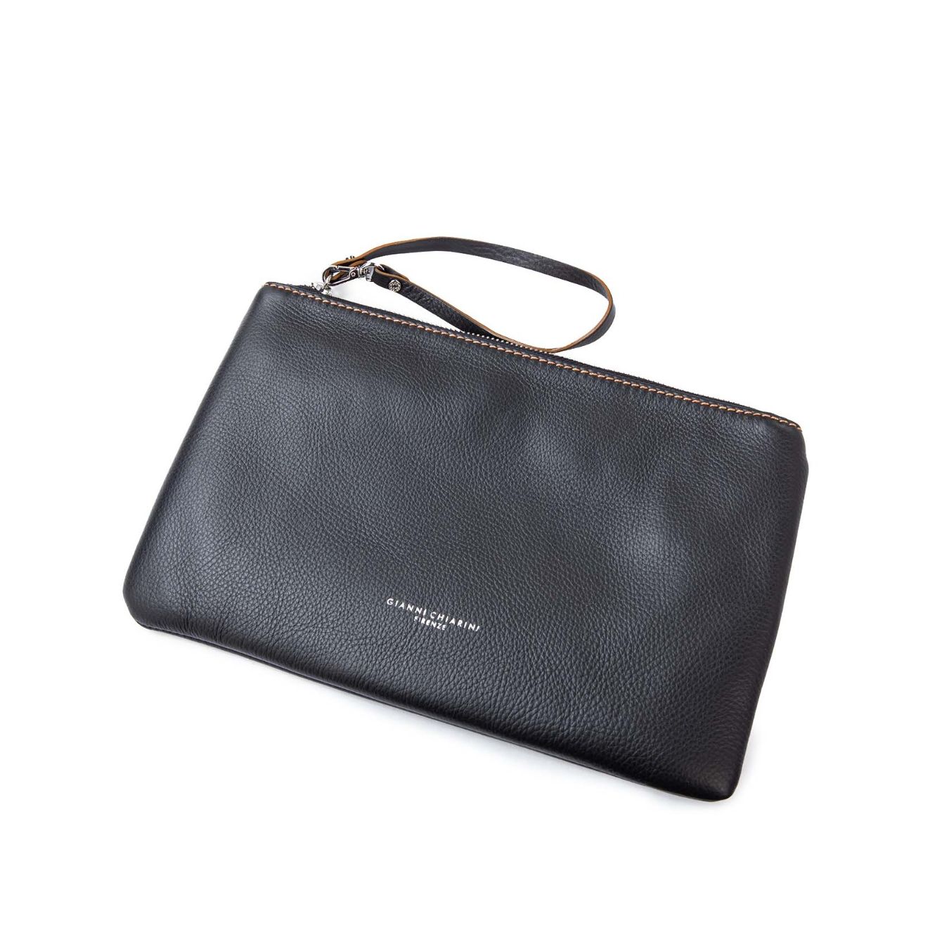 pochette marcella nera cuoio