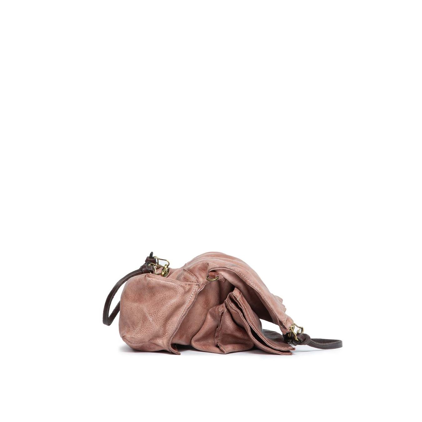 borsa in pelle beige as98