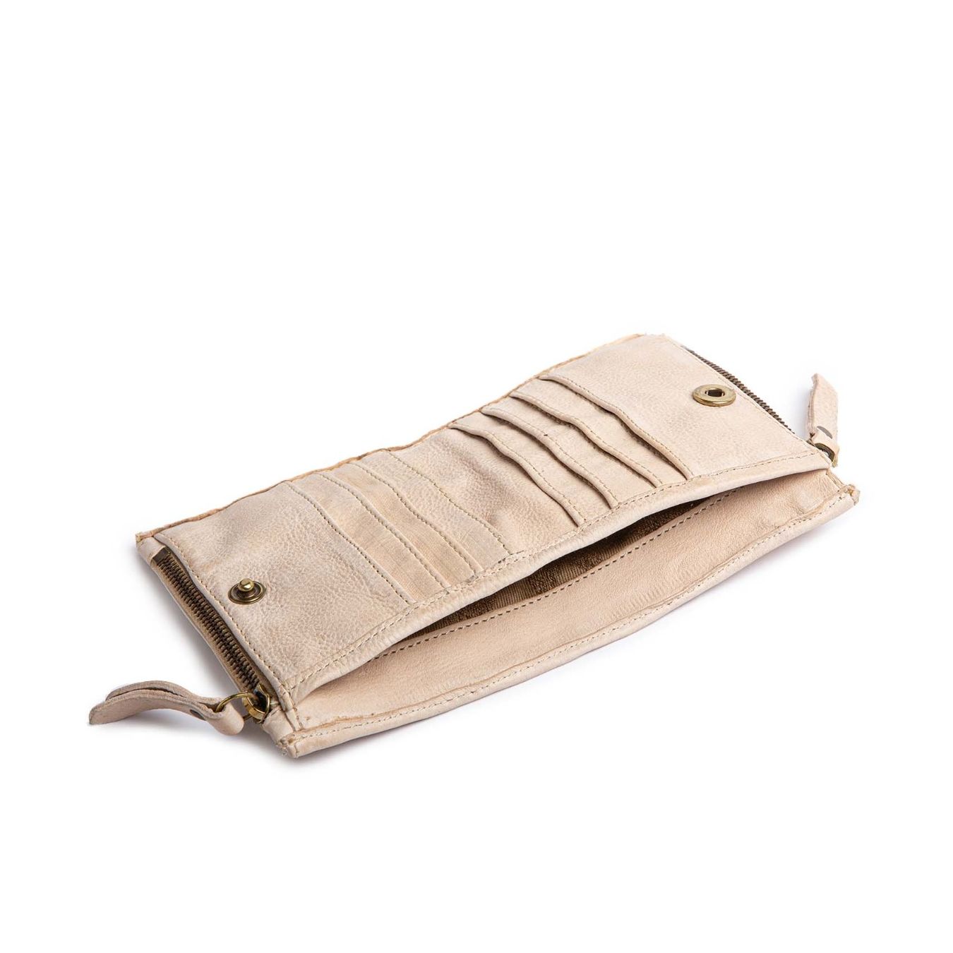 portafogli piccolo doppia zip interno