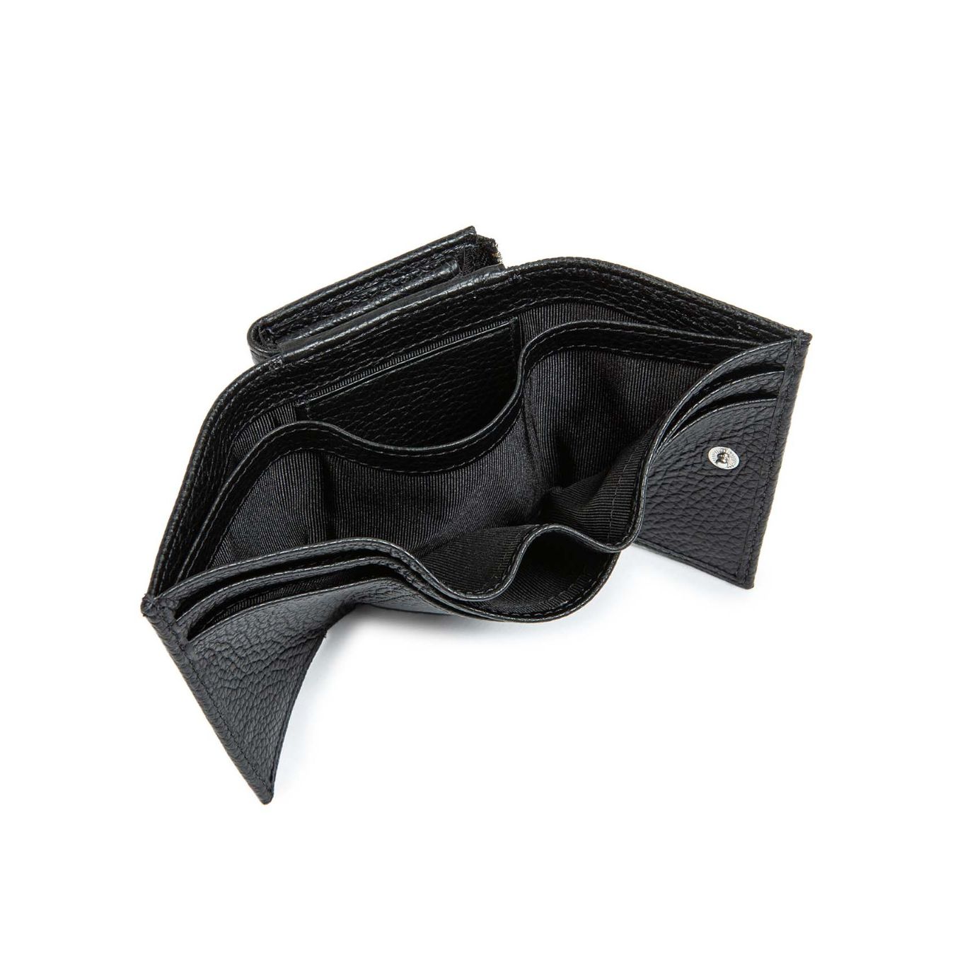 portafogli piccolo in pelle nero