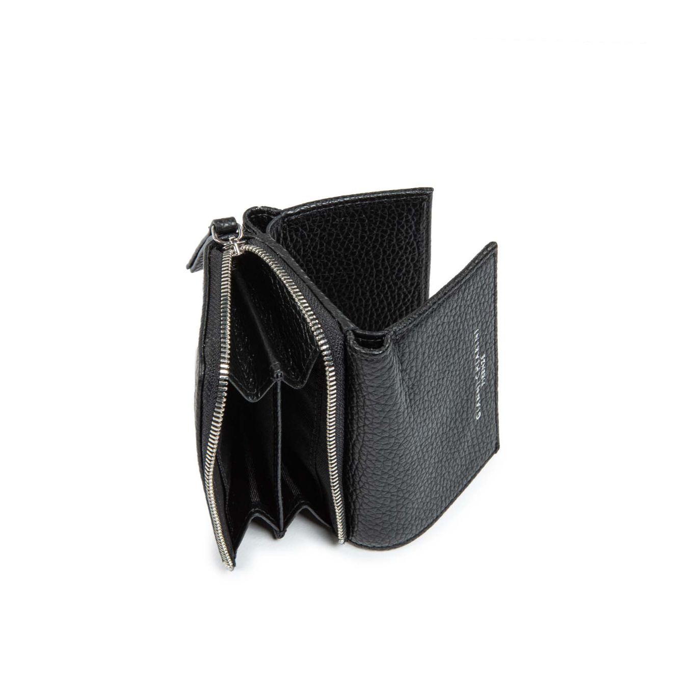 portafogli piccolo in pelle nero