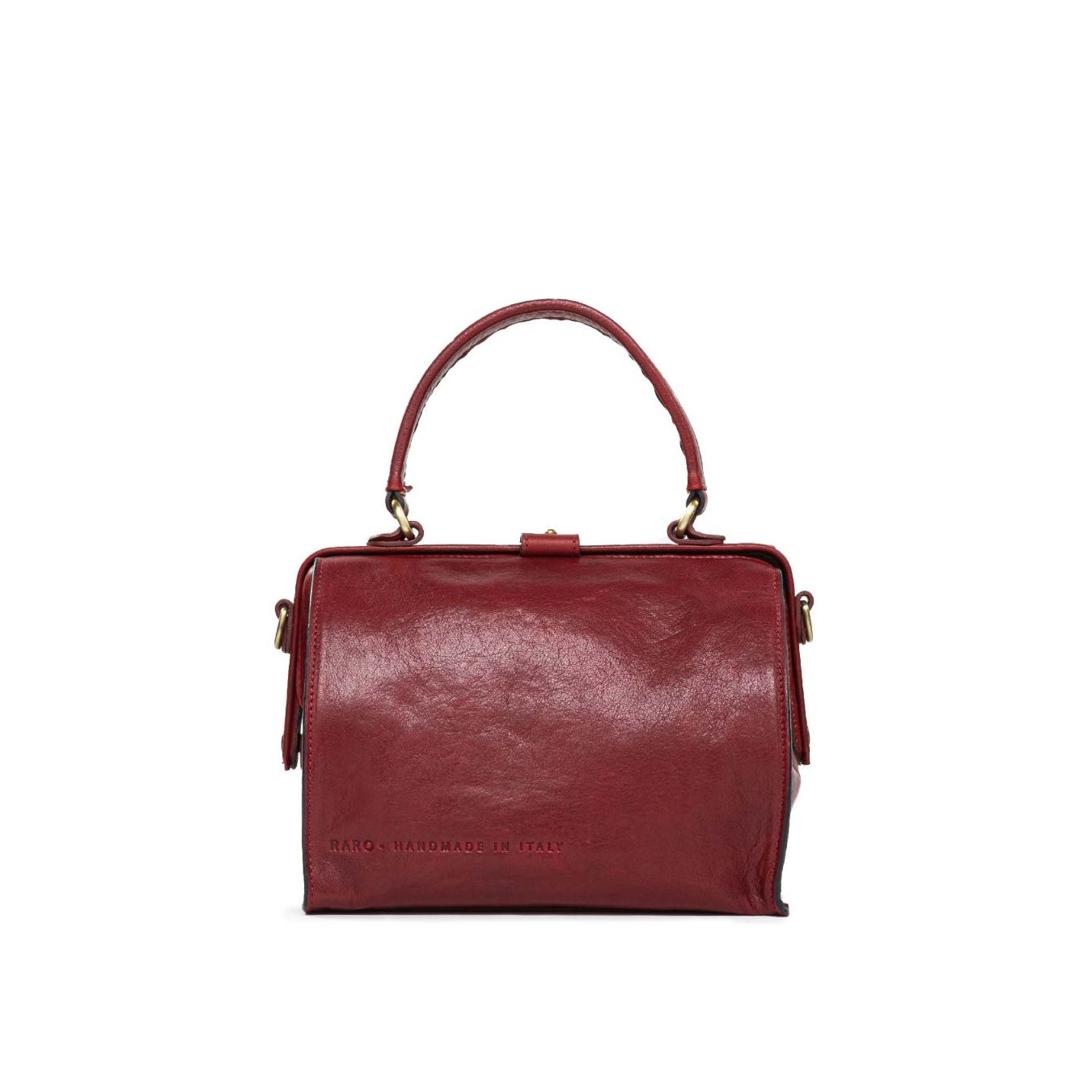 bauletto pelle bordeaux