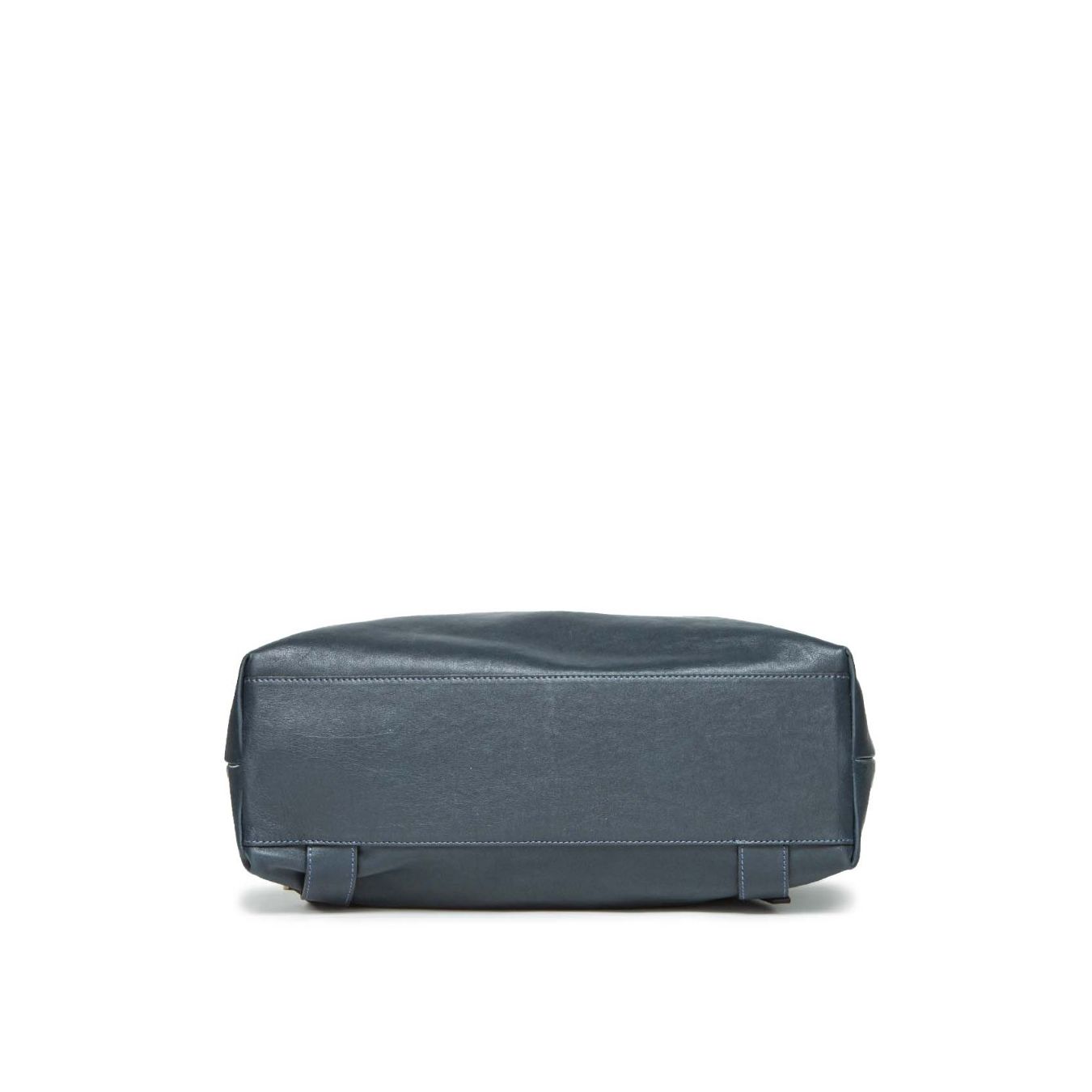 cartella zaino MAZEULA in pelle blu 
