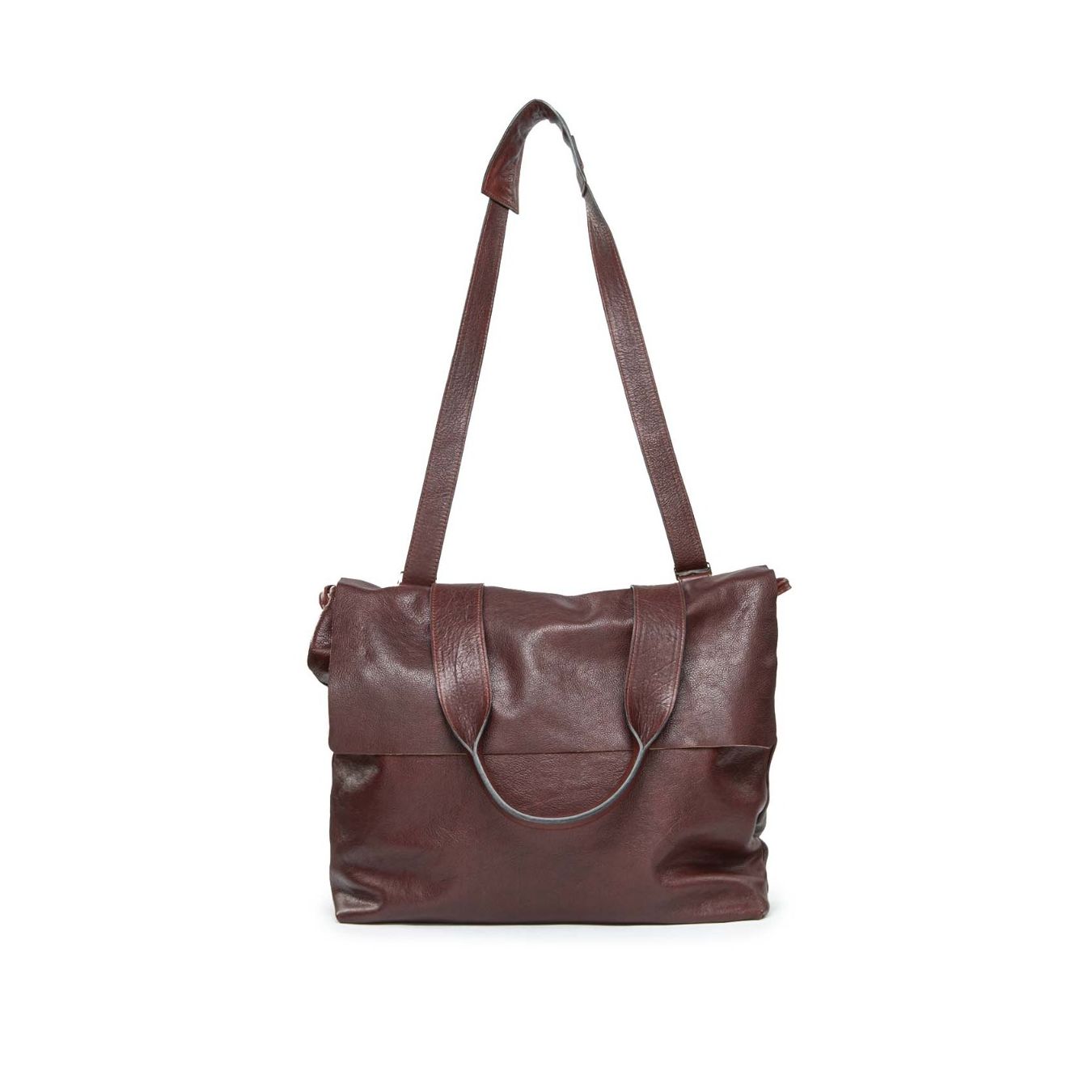 cartella zaino MAZUELA TWIST in pelle bordeaux