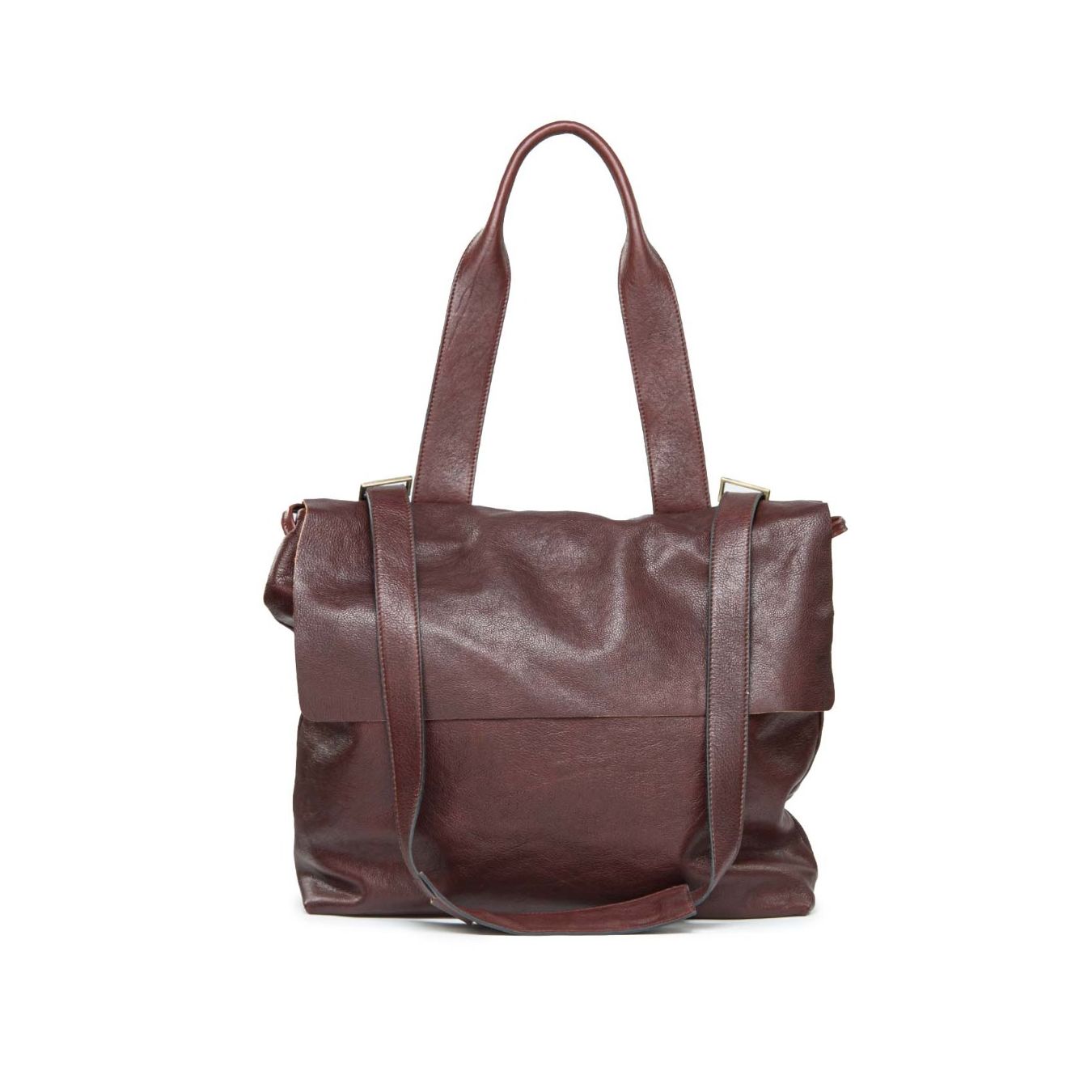 cartella zaino MAZUELA TWIST in pelle bordeaux