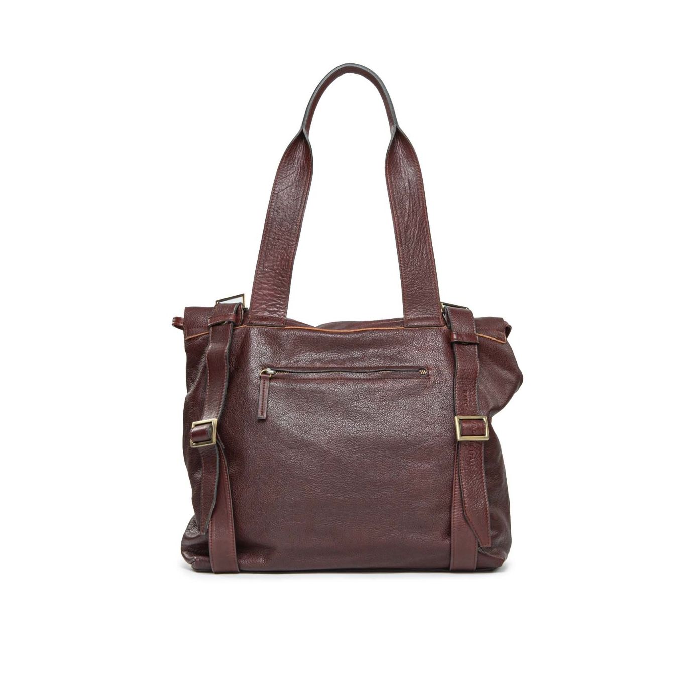 cartella zaino MAZUELA TWIST in pelle bordeaux