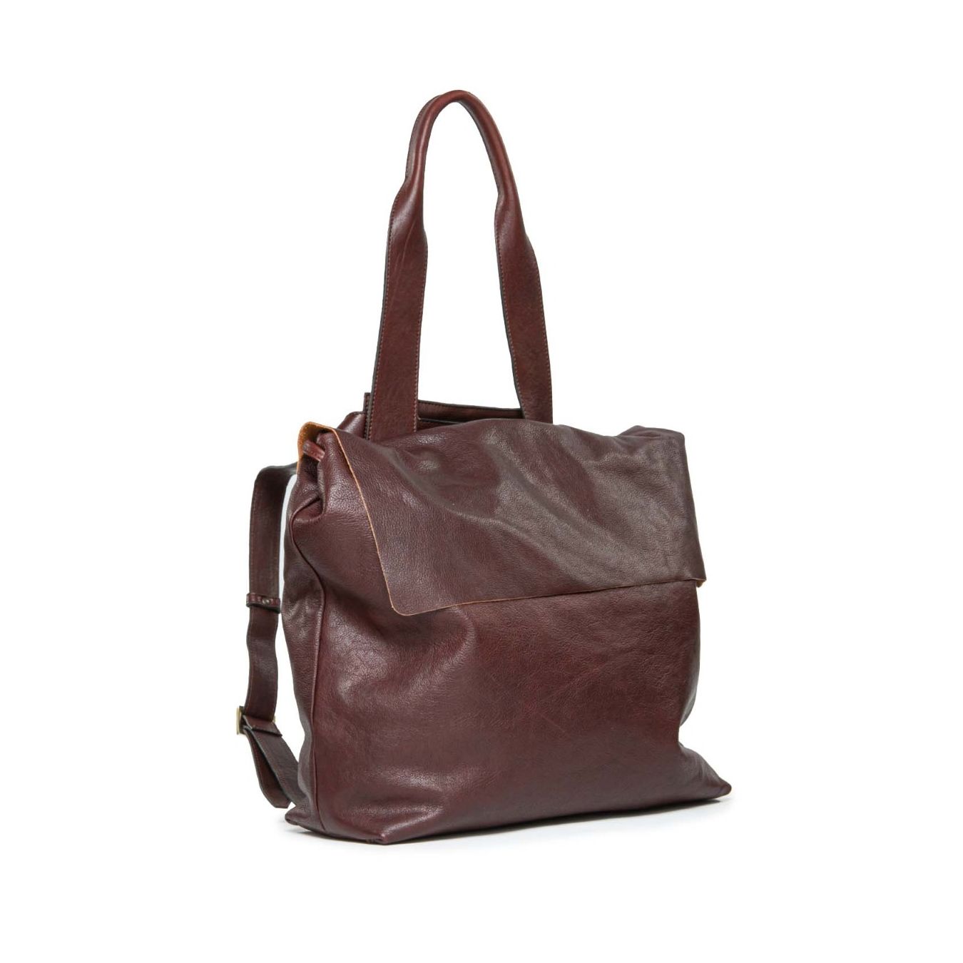 cartella zaino MAZUELA TWIST in pelle bordeaux