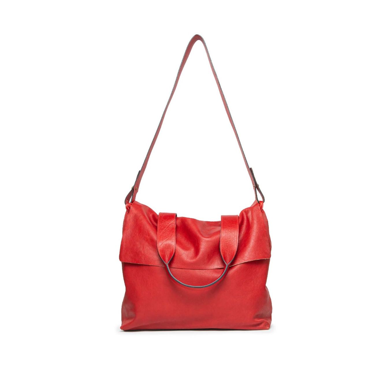 cartella MAZUELA in pelle rossa