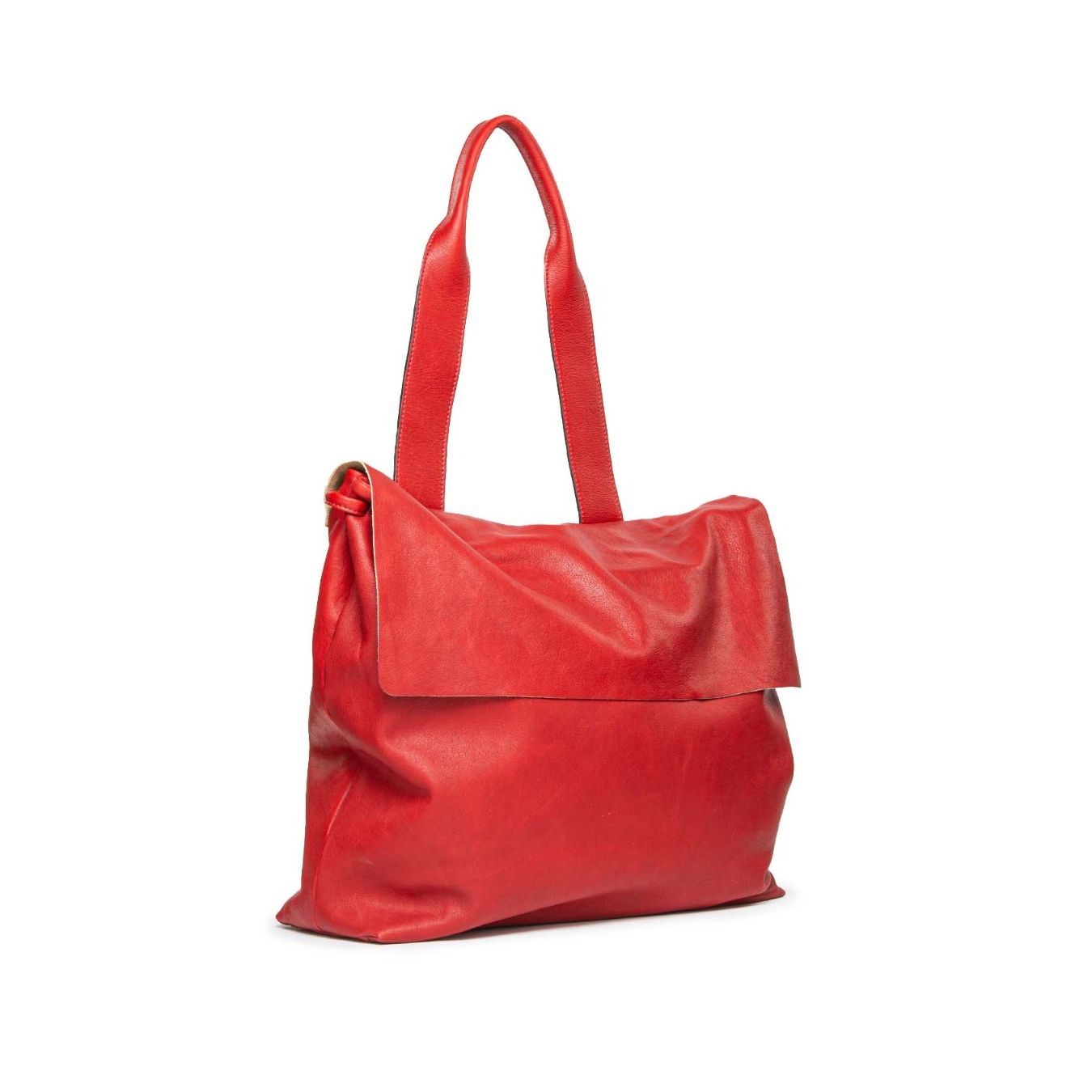 cartella MAZUELA in pelle rossa
