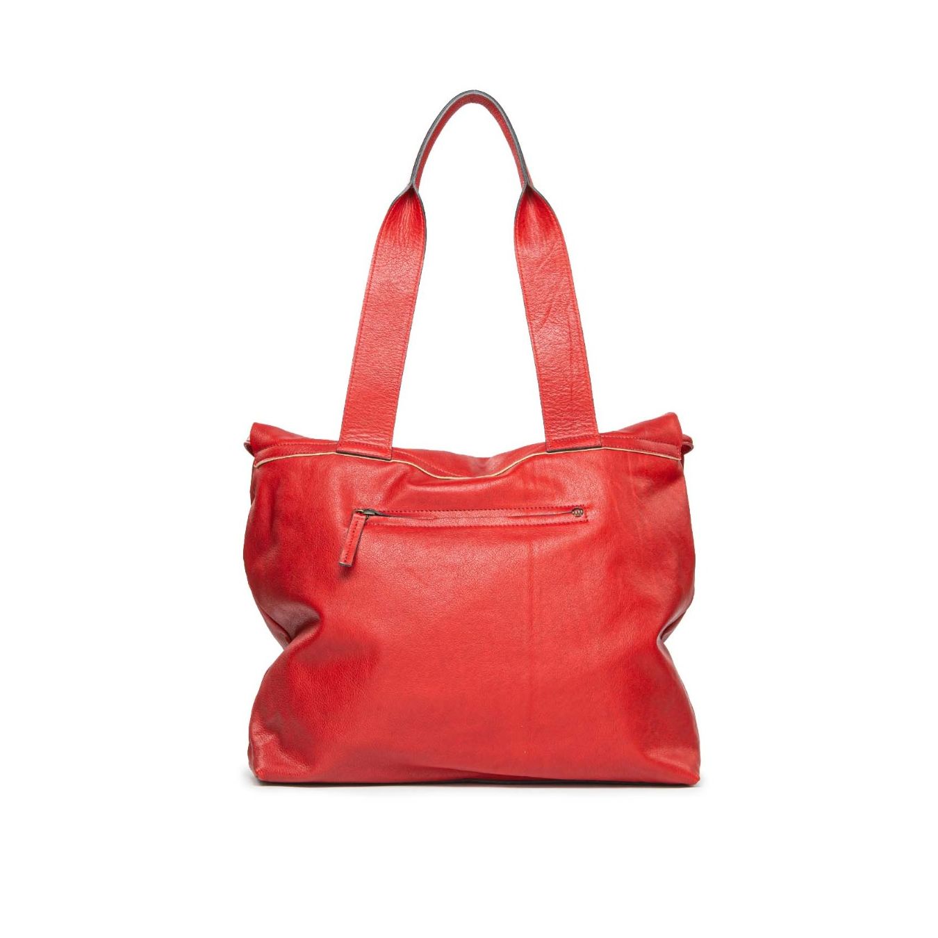 cartella MAZUELA in pelle rossa