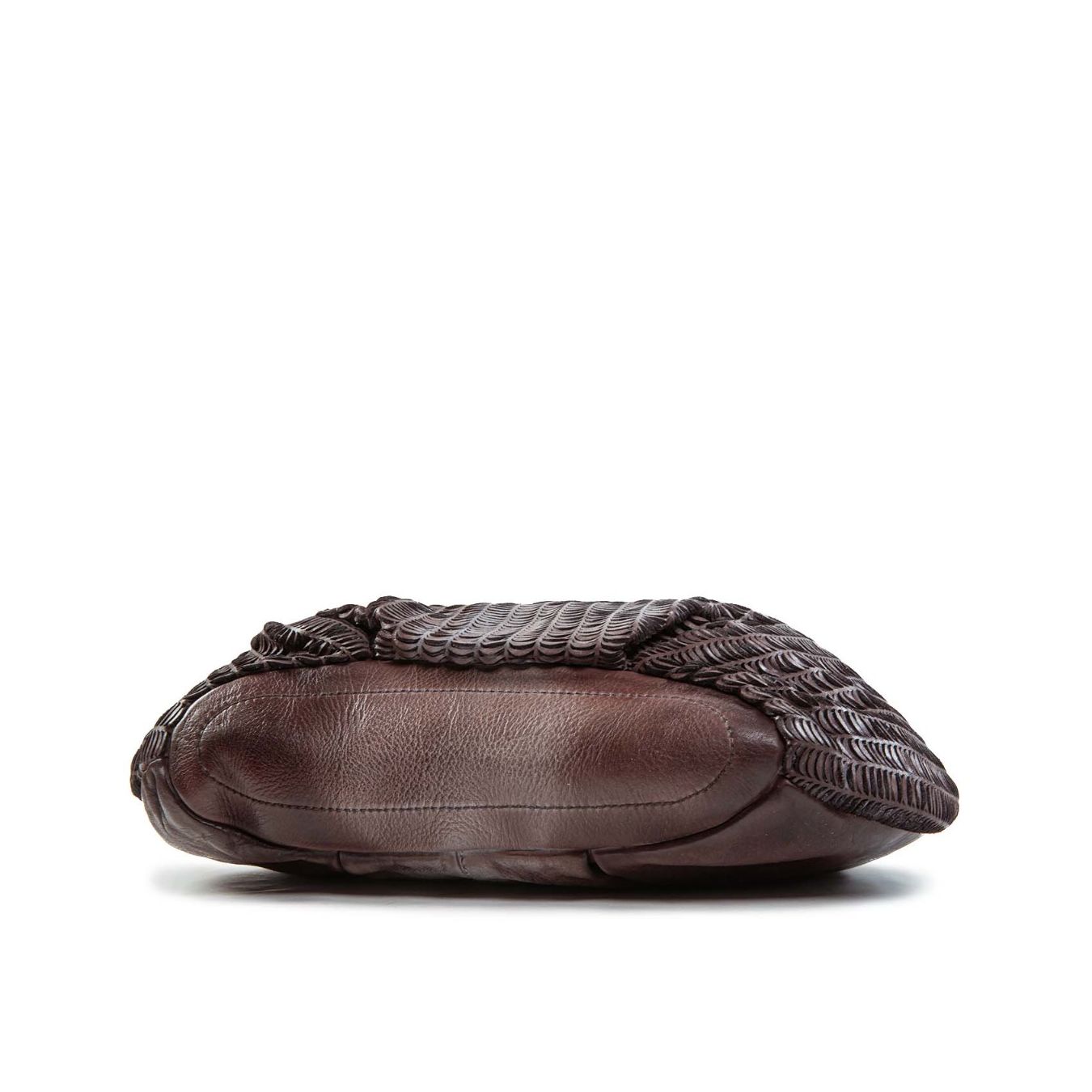 reptile's house shopper in pelle intagliata jeans degrade sotto