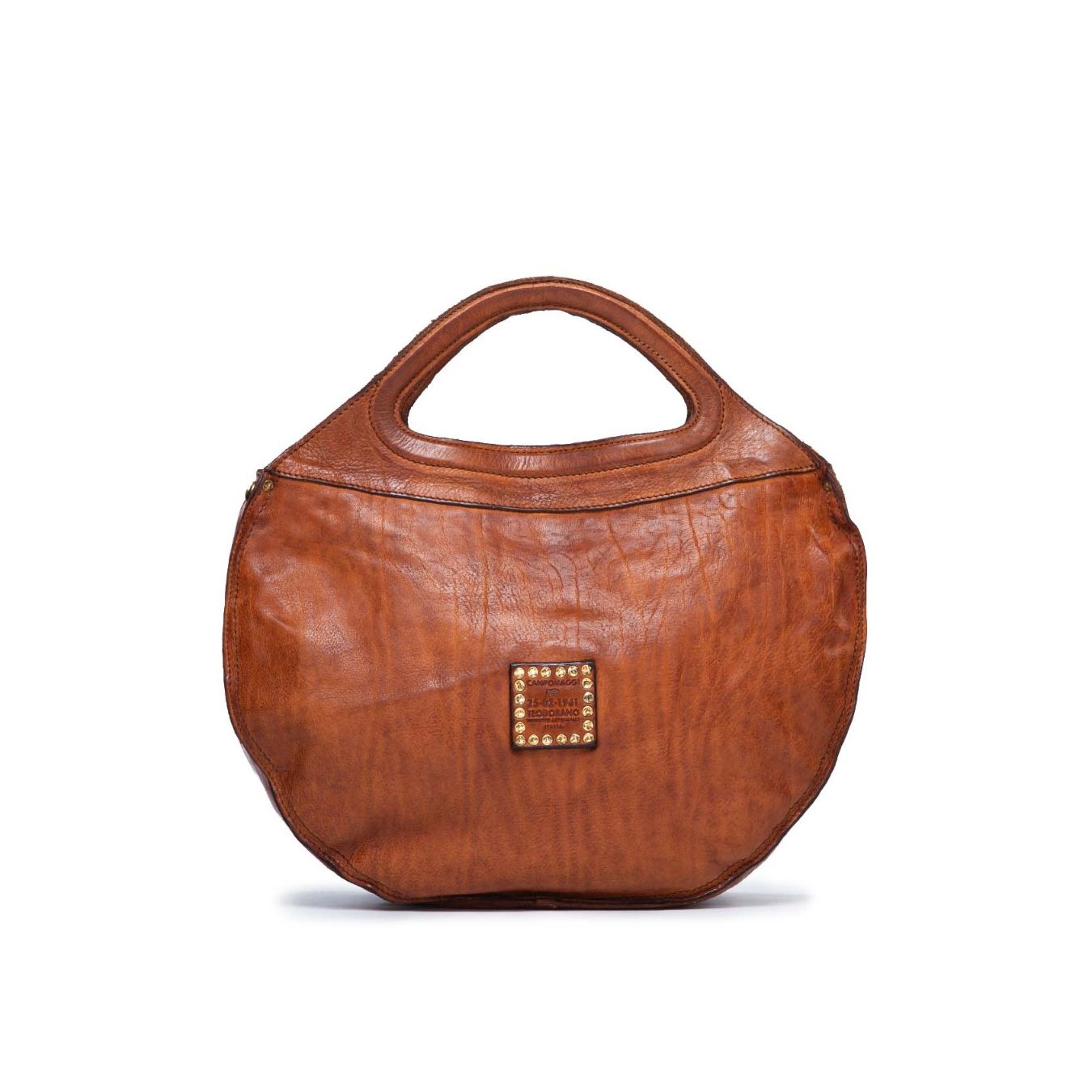 retro borsa a mano in pelle intrecciata