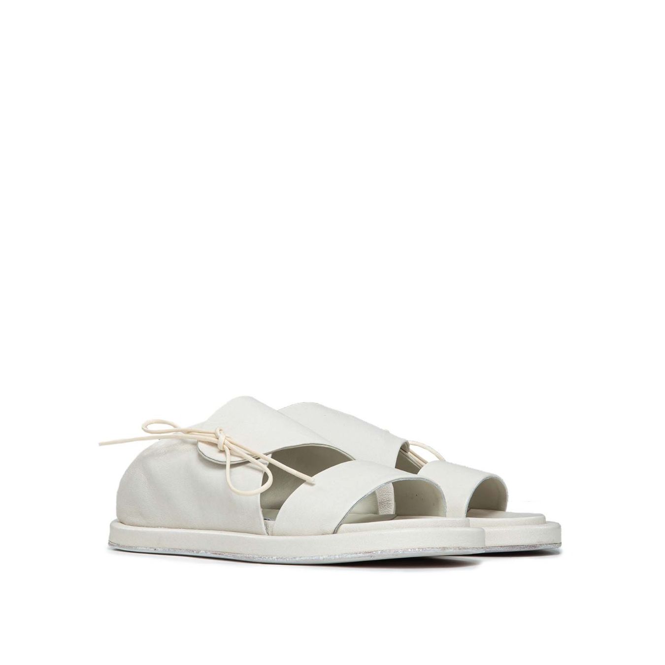 sabot in pelle avorio