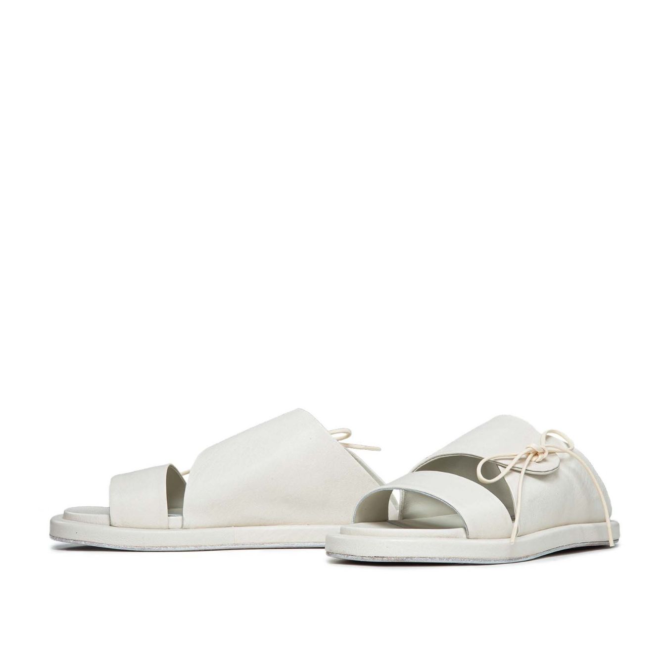 sabot in pelle avorio
