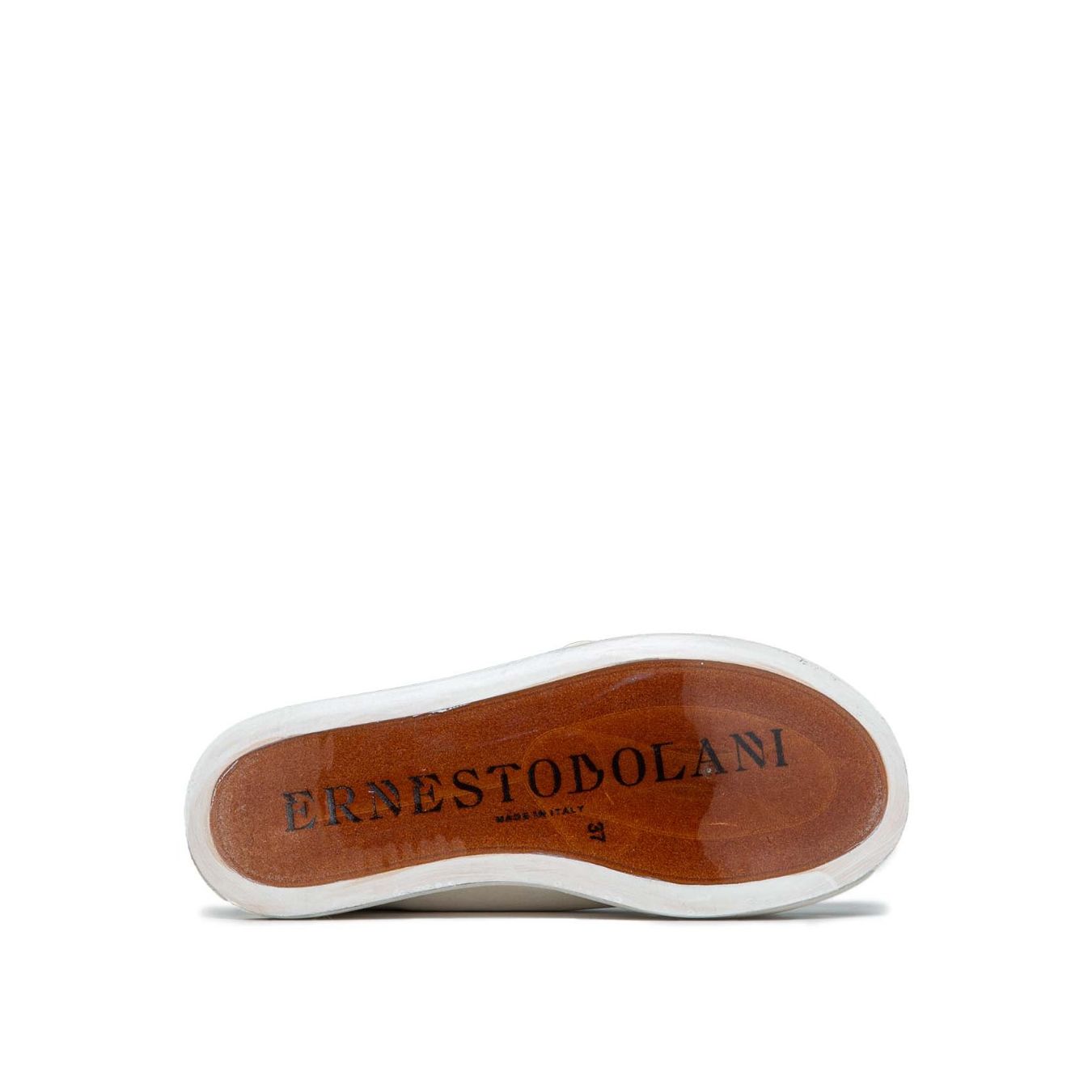 sabot in pelle avorio