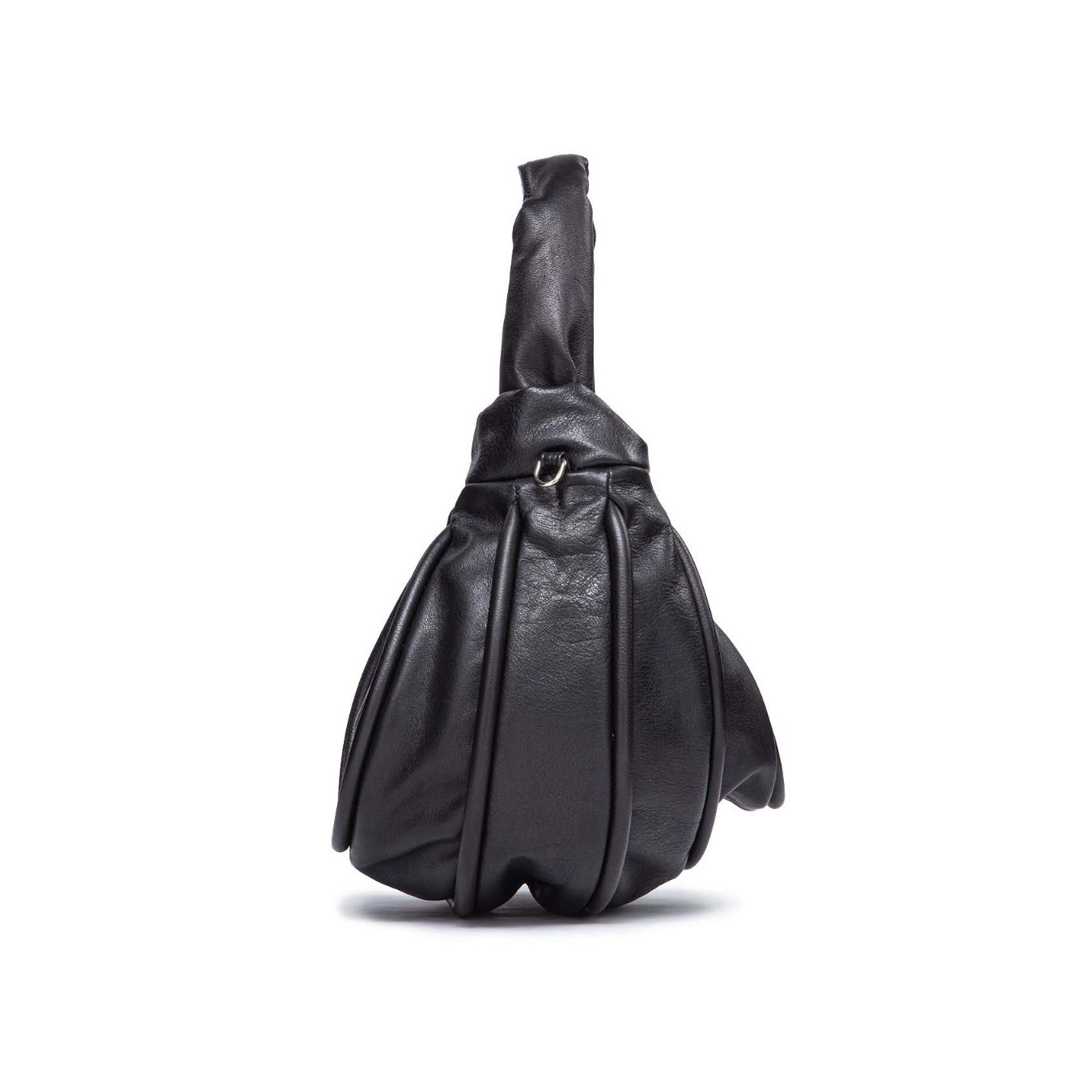 monospalla nero in pelle vic matie