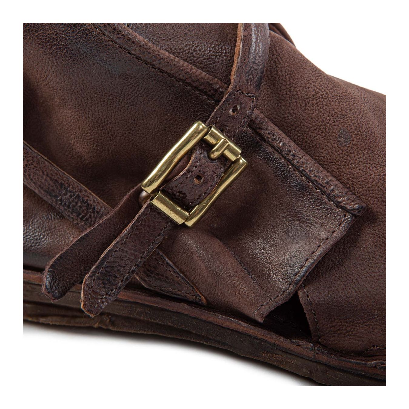 sandali fibbia RAMOS ebano  fibbia