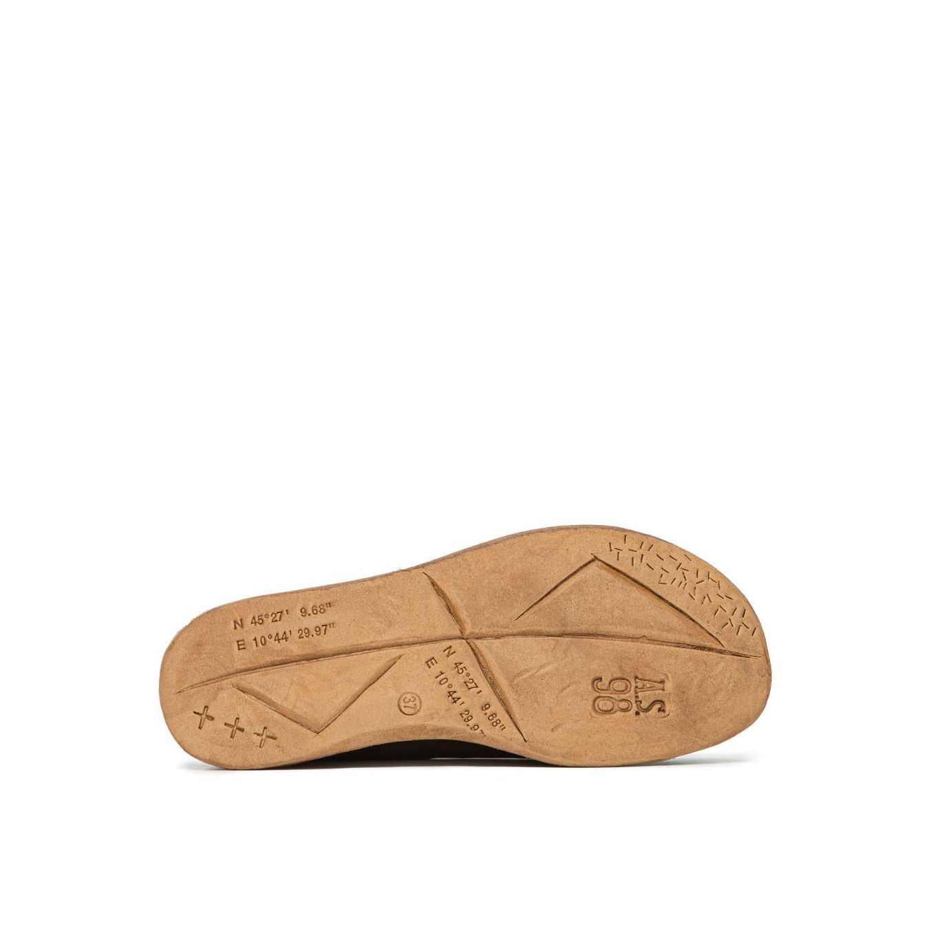 sandalo SPOON in pelle marrone
