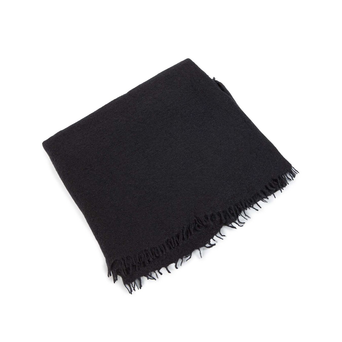 sciarpa cashmere nera