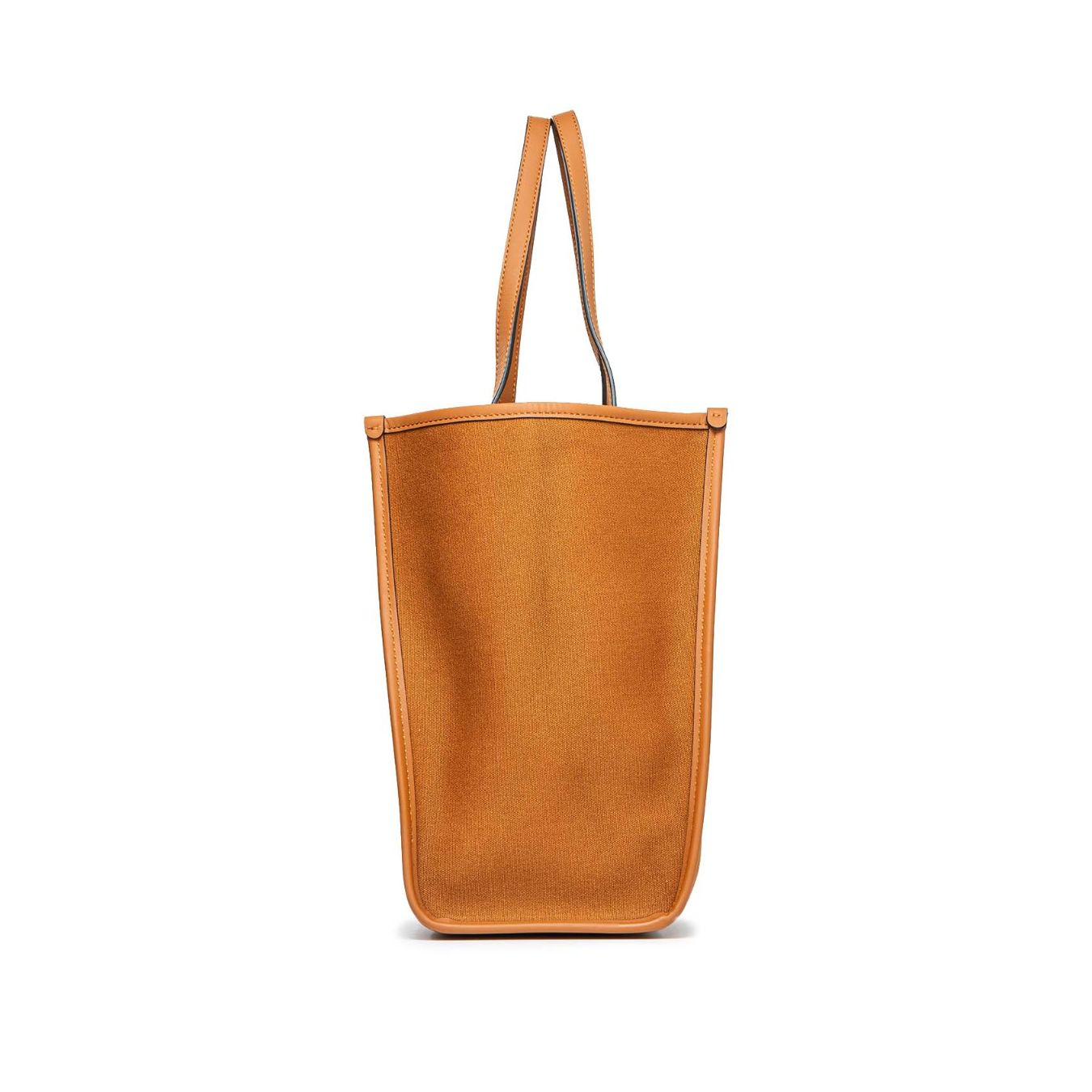 shopper MARCELLA in tessuto cuoio 
