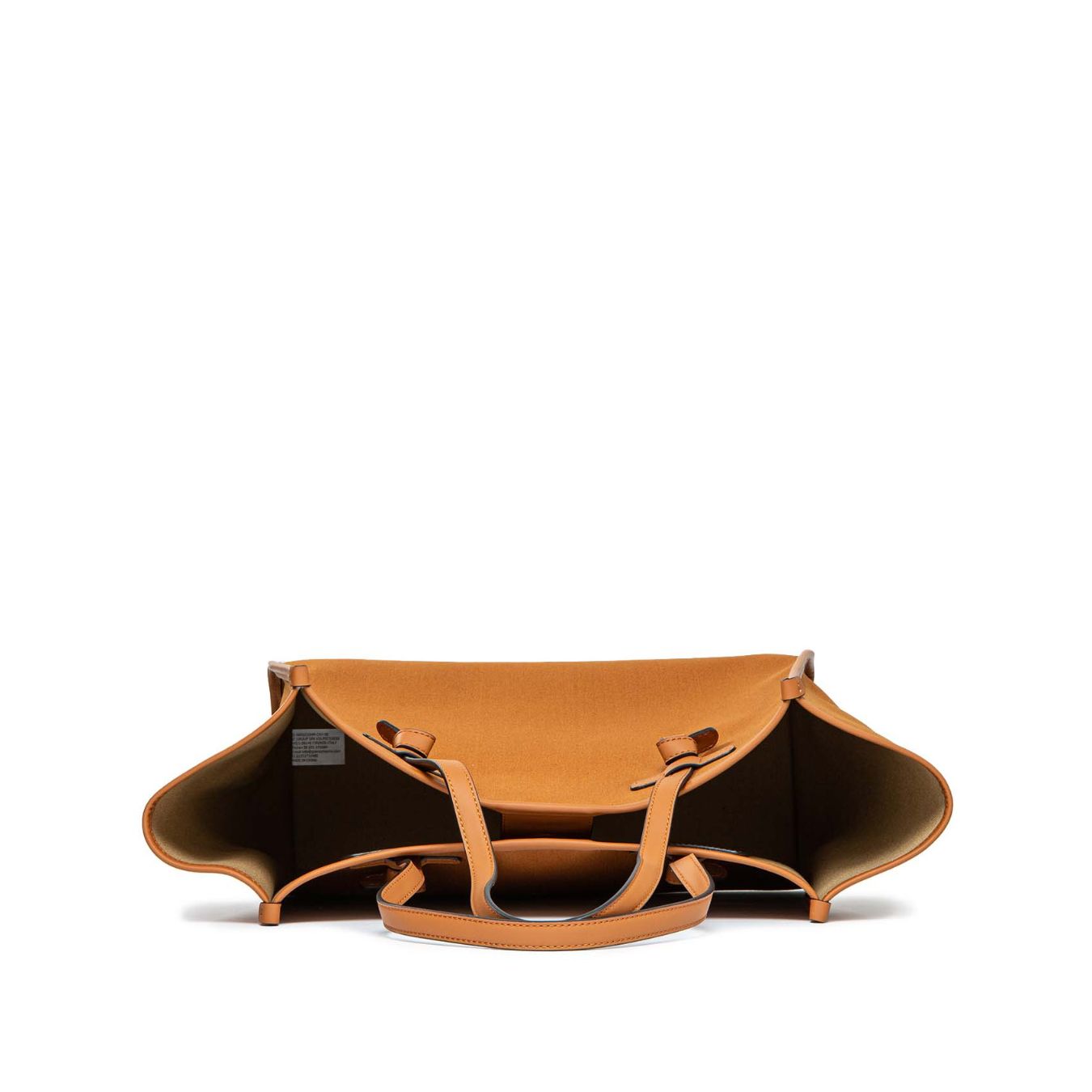 shopper MARCELLA in tessuto cuoio 