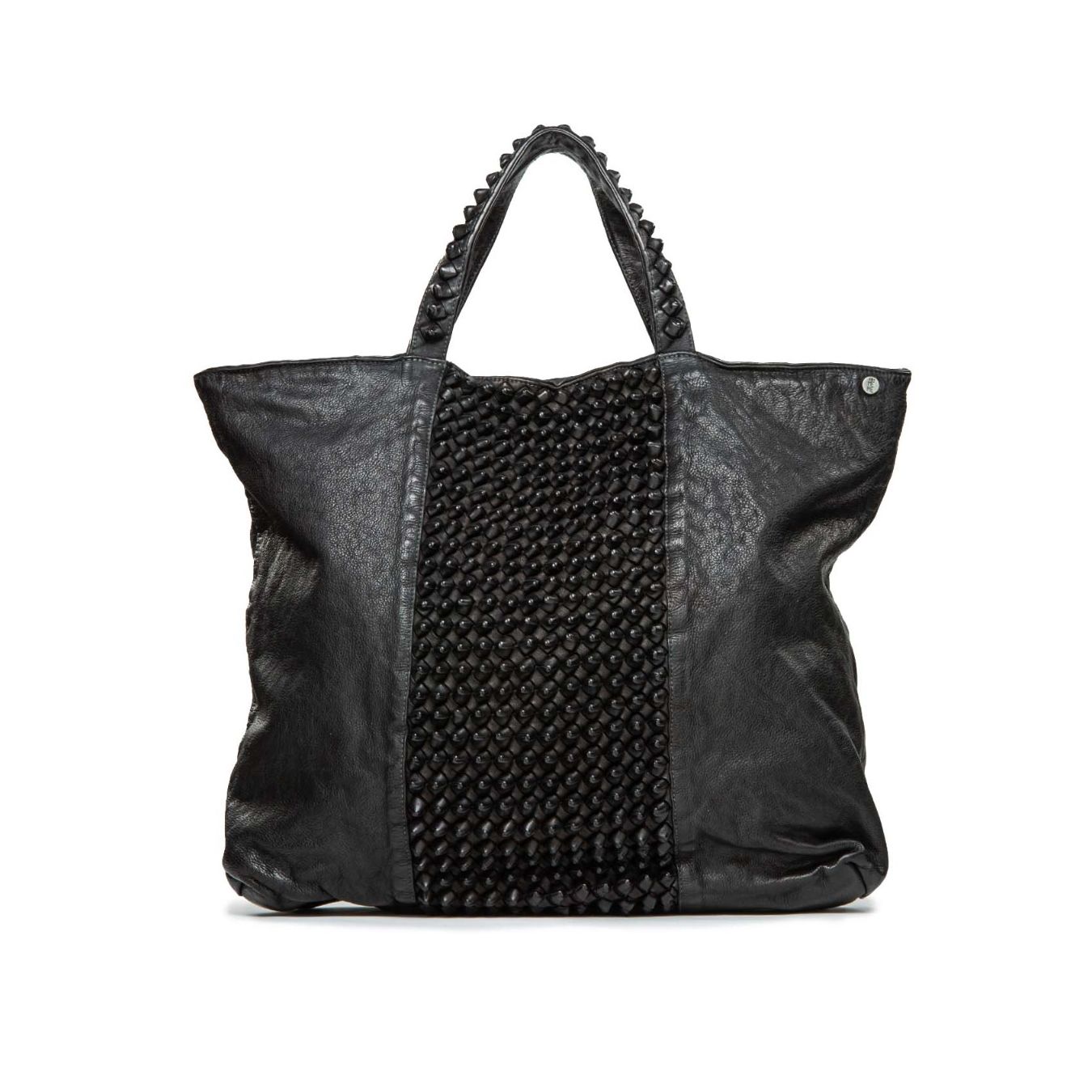 shopper BRIGIDA in pelle nera