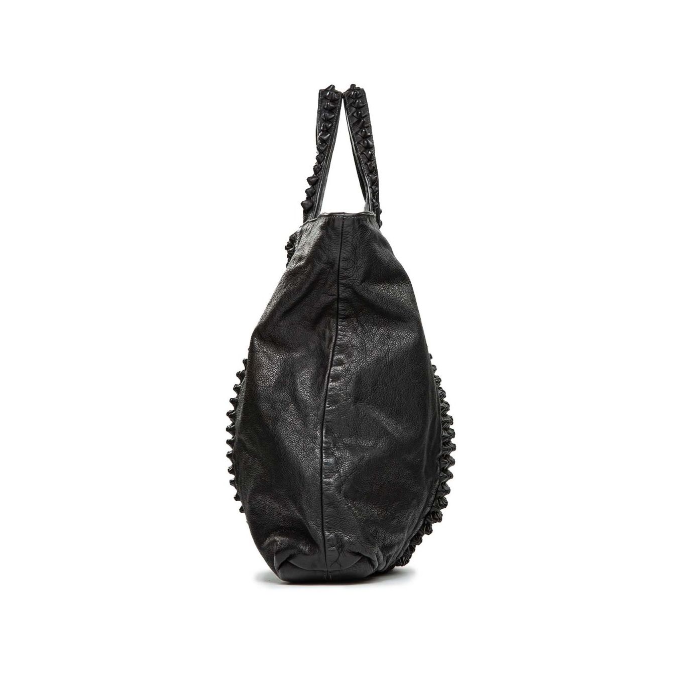 shopper BRIGIDA in pelle nera