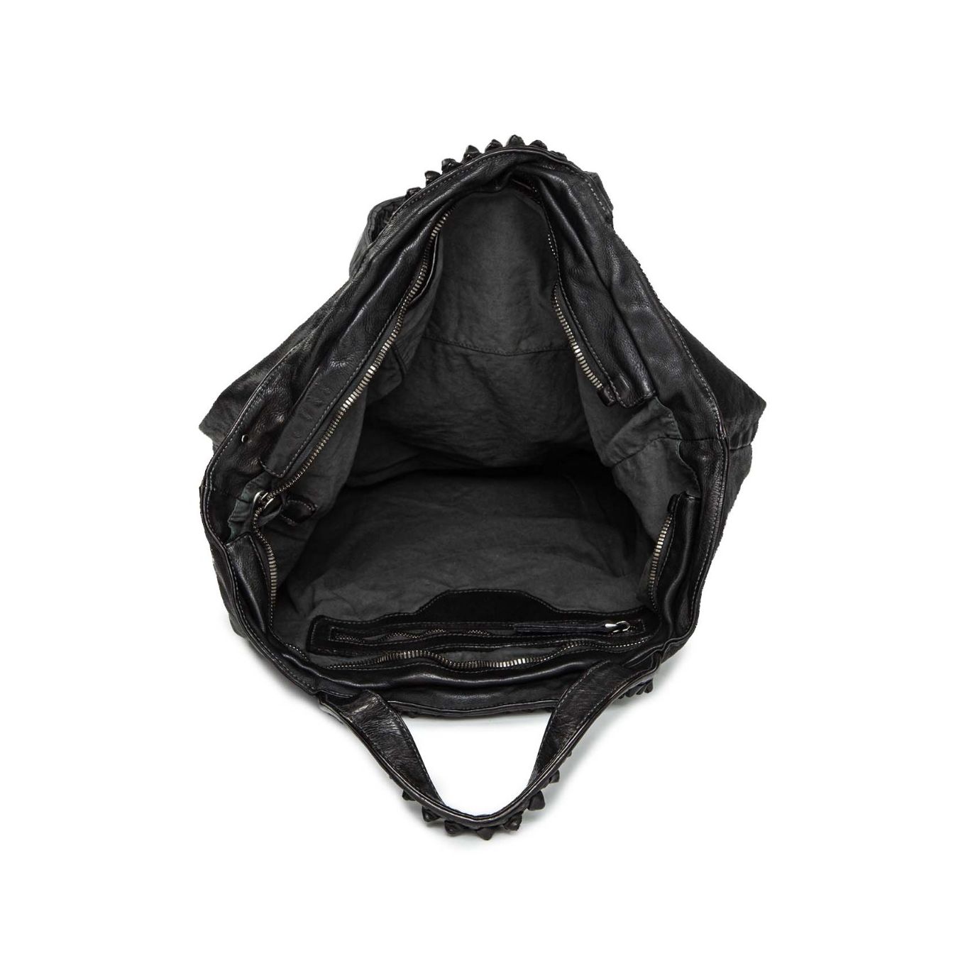 shopper BRIGIDA in pelle nera