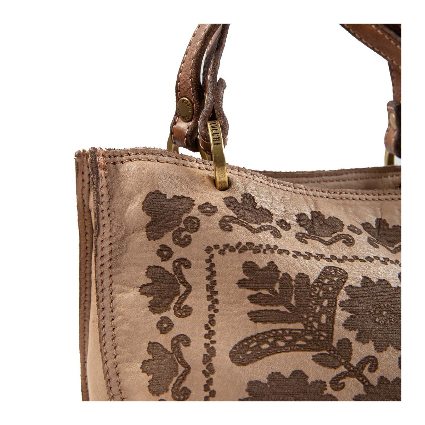 shopper CLARA laser effetto ricamo caterina lucchi
