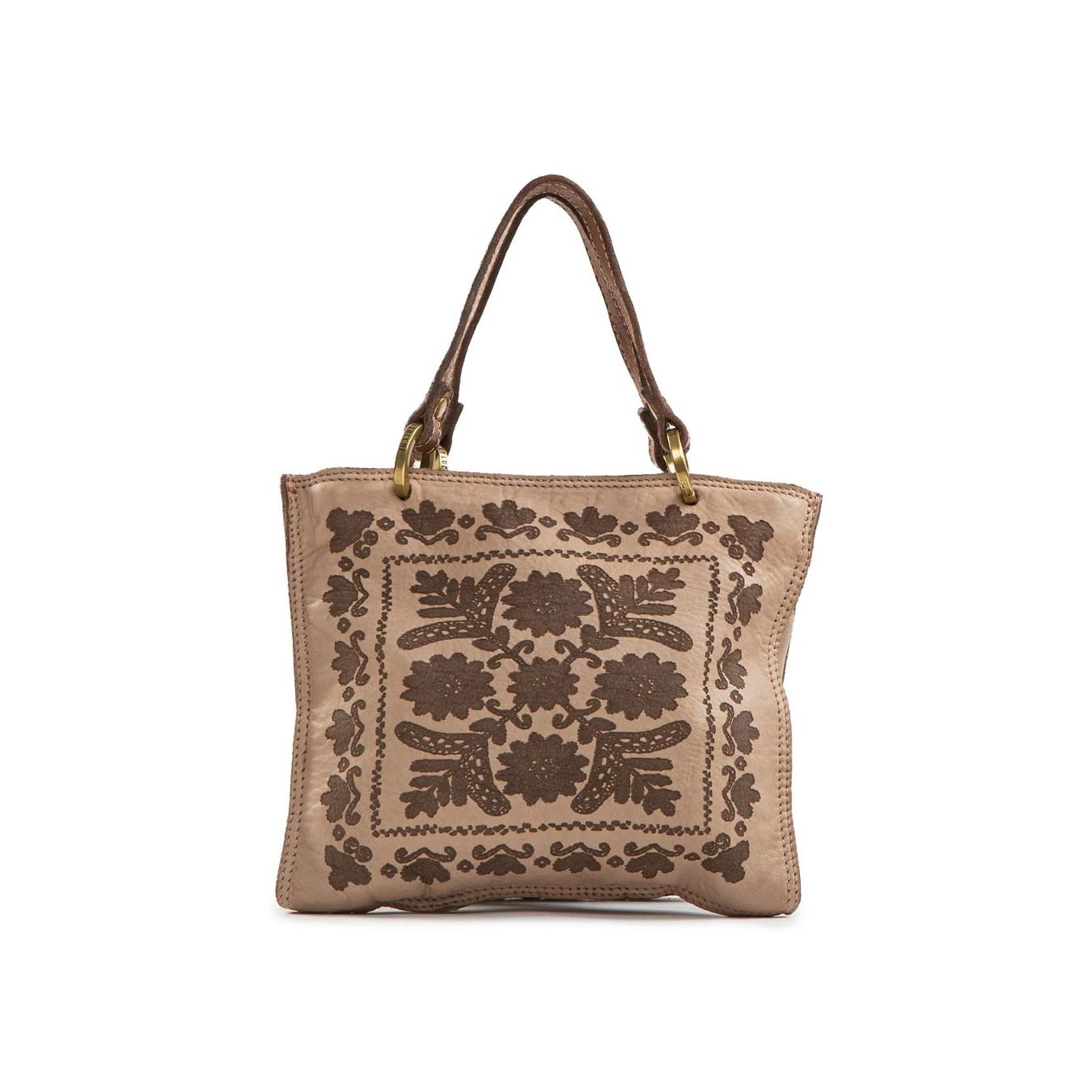 shopper CLARA laser effetto ricamo