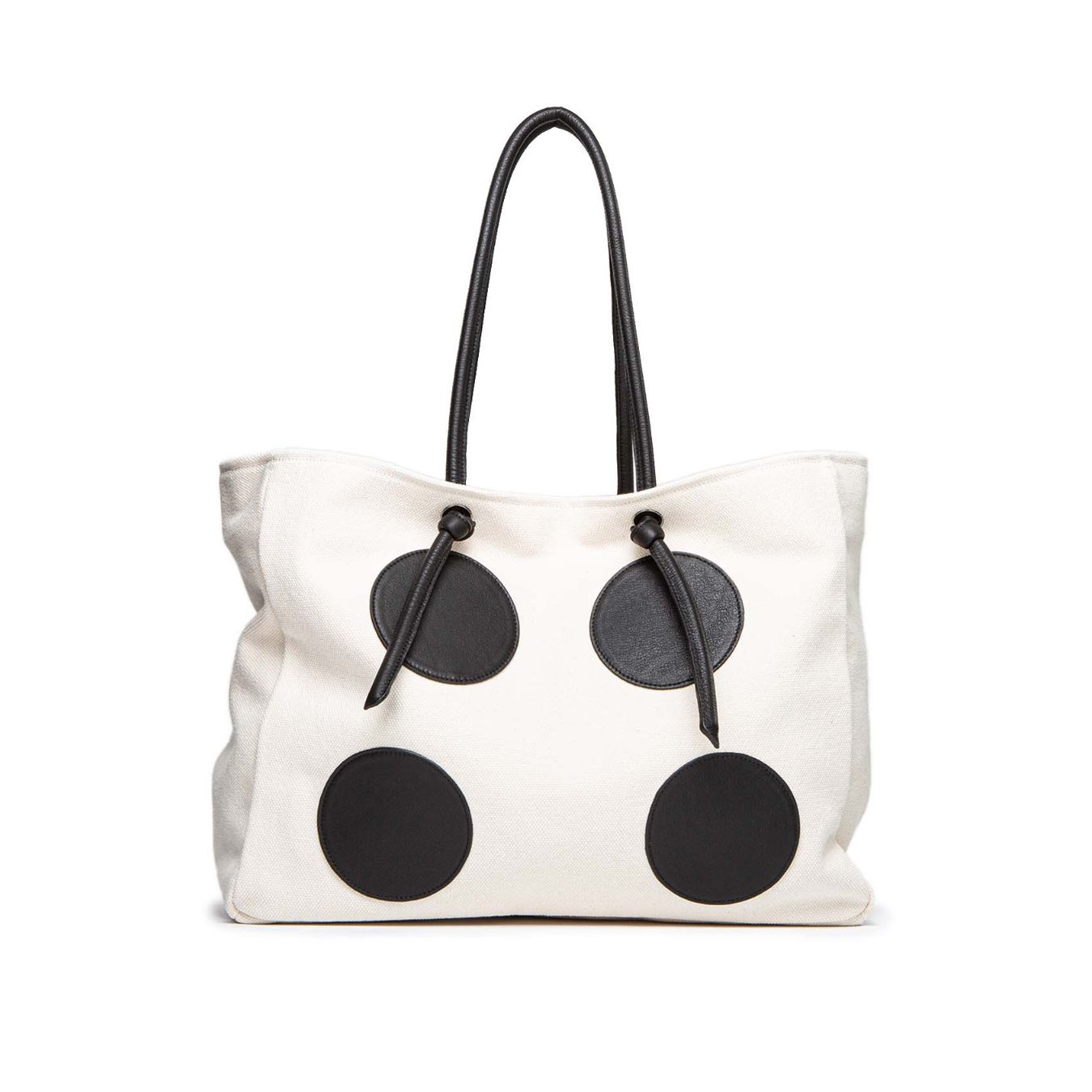 shopper CLARA in tessuto e pelle 