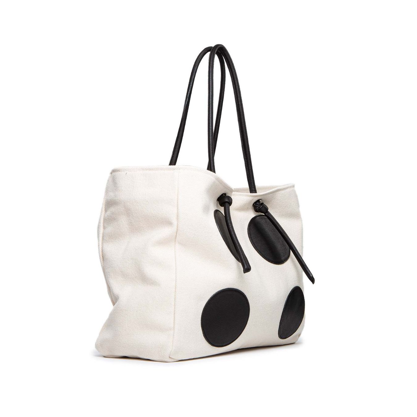 shopper CLARA in tessuto e pelle 