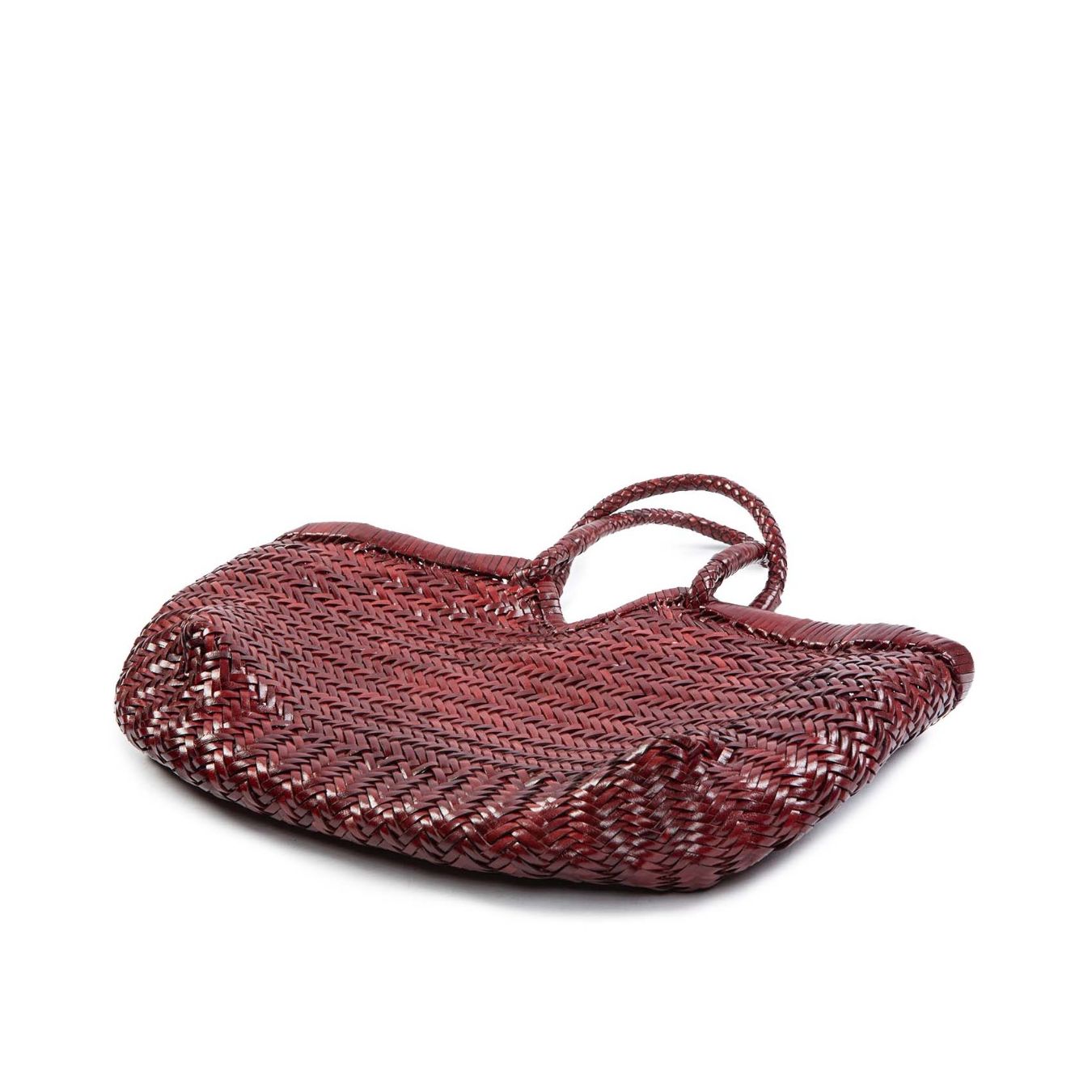 shopper CRUDELIA in pelle barolo sotto