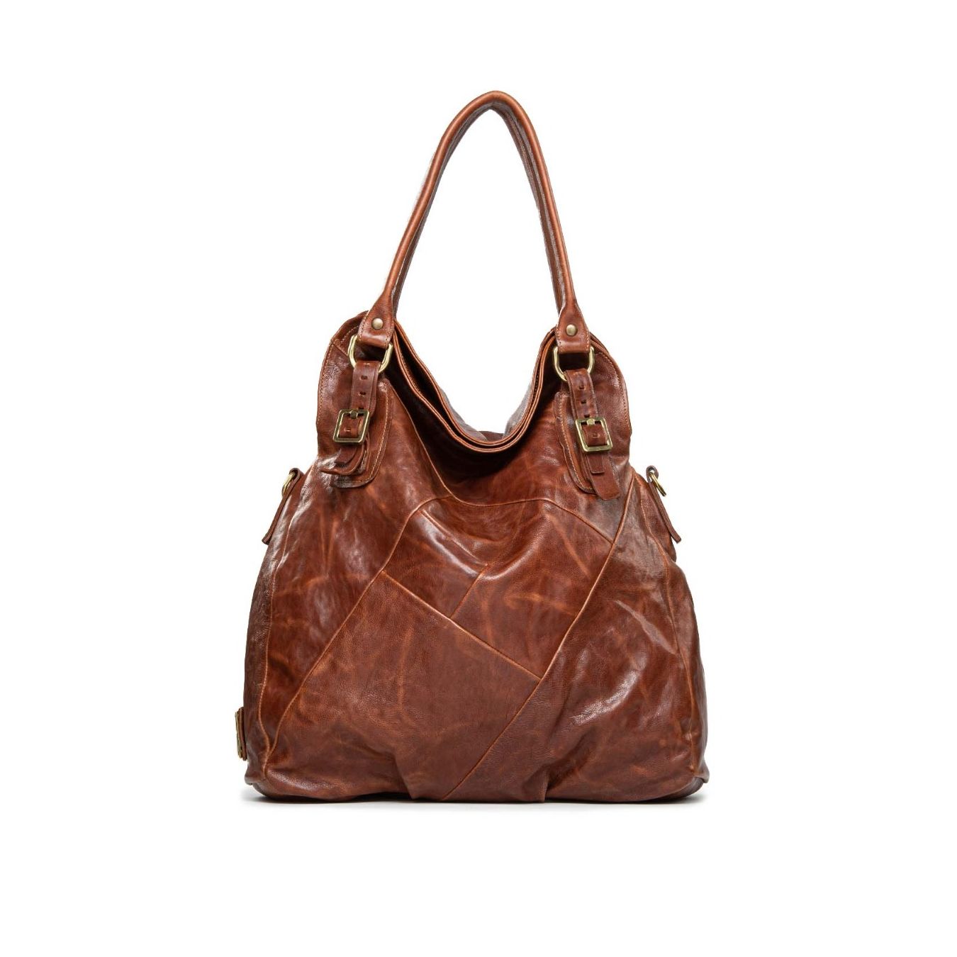 shopper pelle cuoio